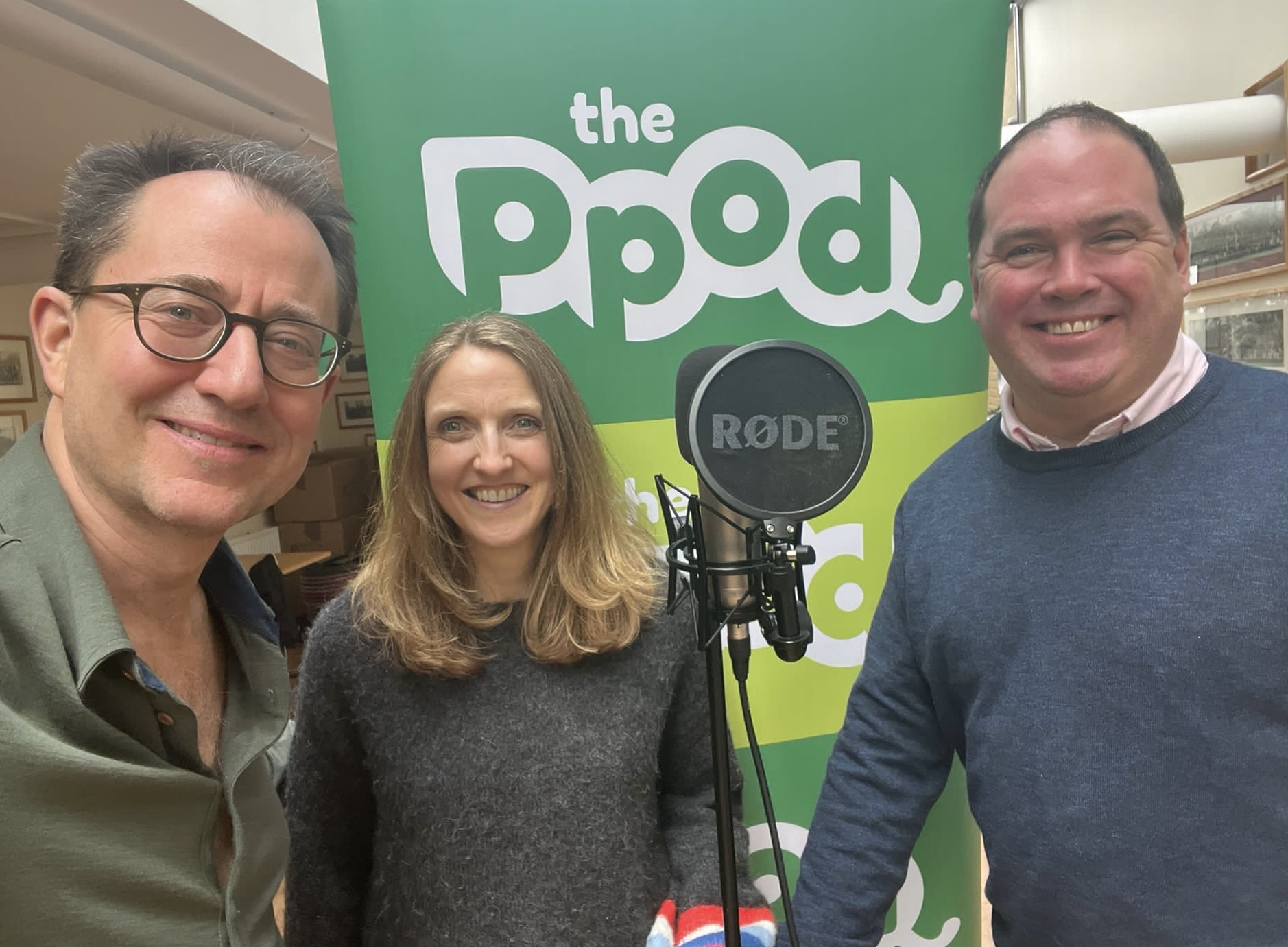the P pod on location around Petersfield