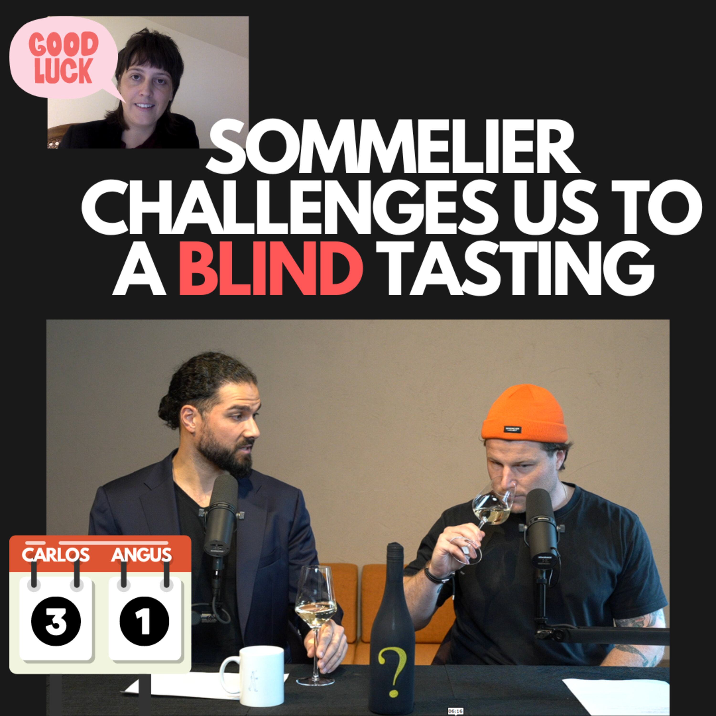 Sommelier CHALLENGES us to their BLIND wine tasting! Episode cover