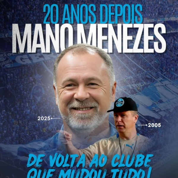 GE Grêmio #362 - Mano Menezes vem aí! O que esperar do novo técnico para 2025 episode artwork