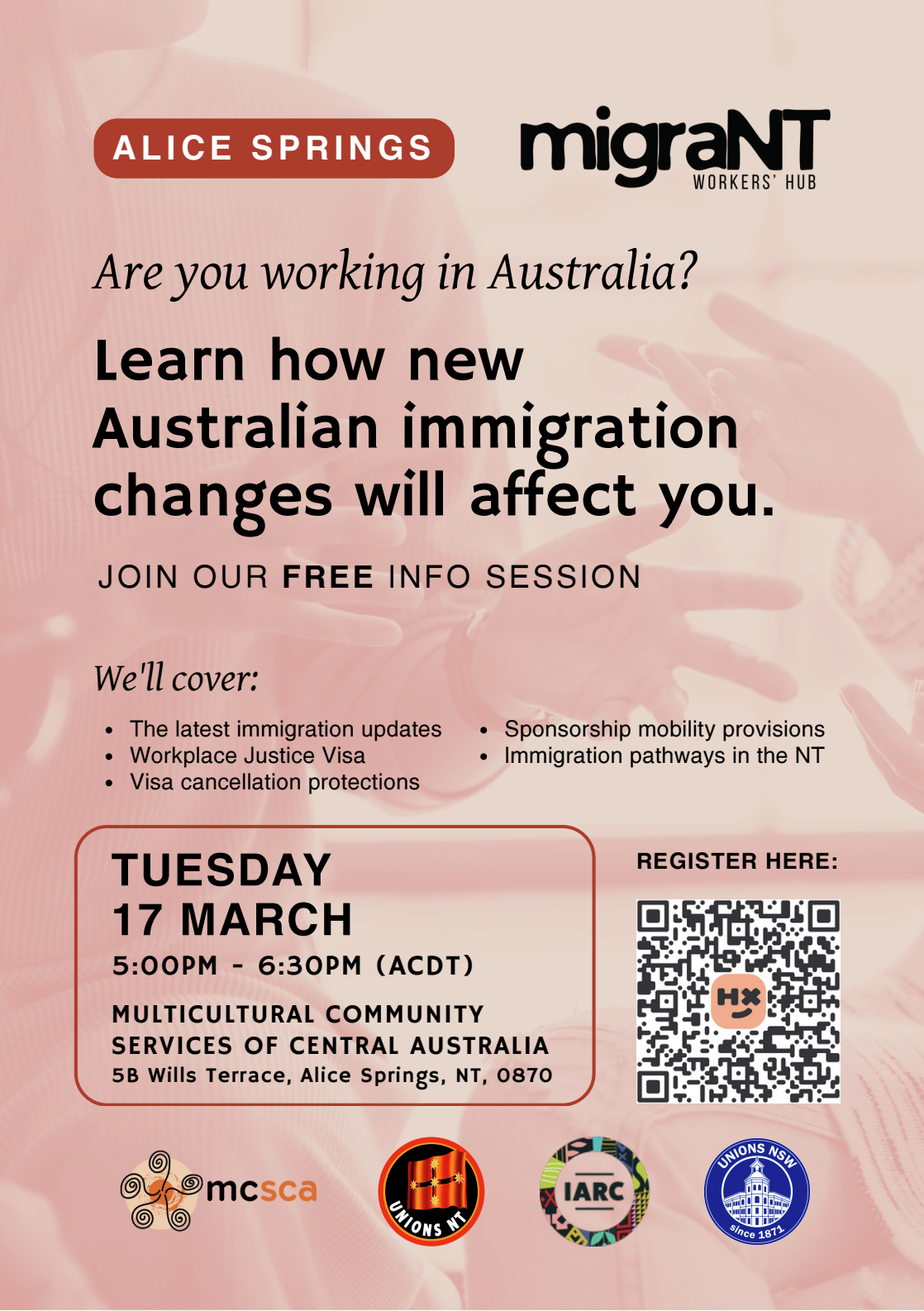 Migrant Workers Hub information session - Mariana  and A episode artwork