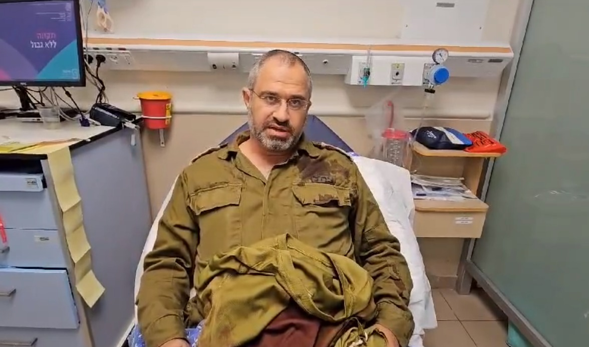 סרן במיל' מני קלכהיים משחזר את הפיגוע ברנתיס