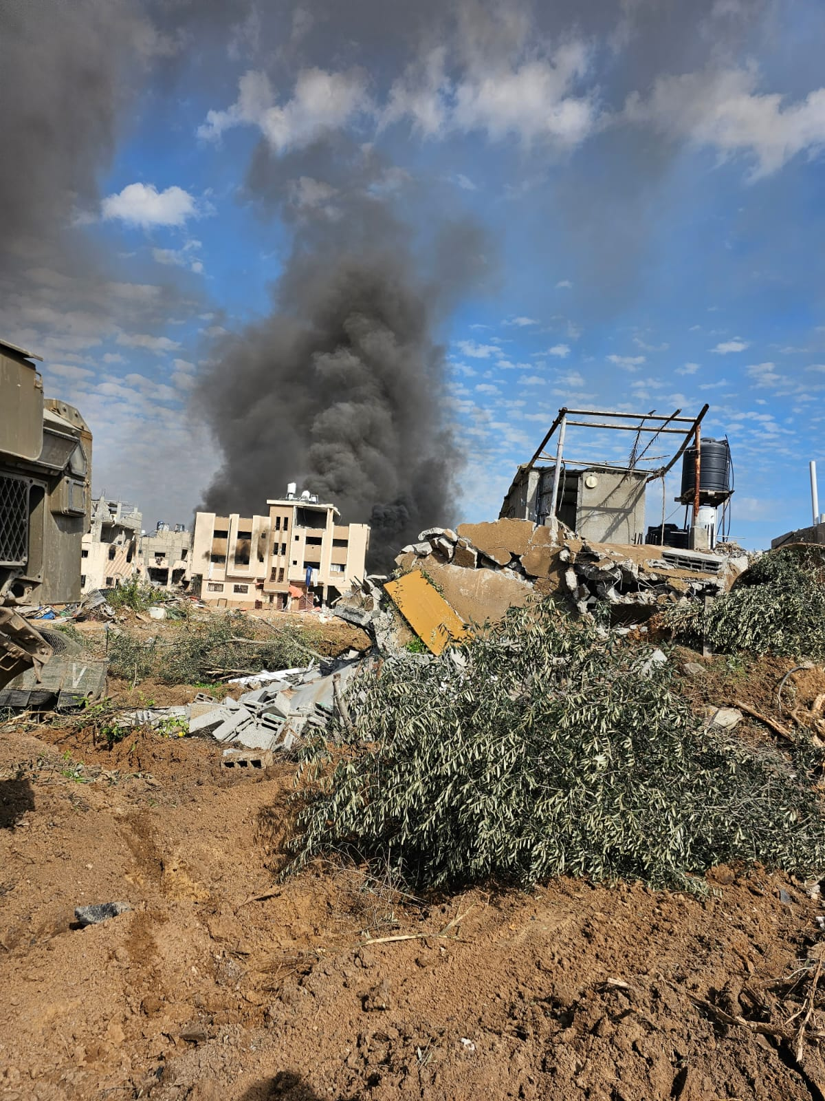 נורית קנטי עם גדוד 52 של חטיבה 401 בצפון הרצועה