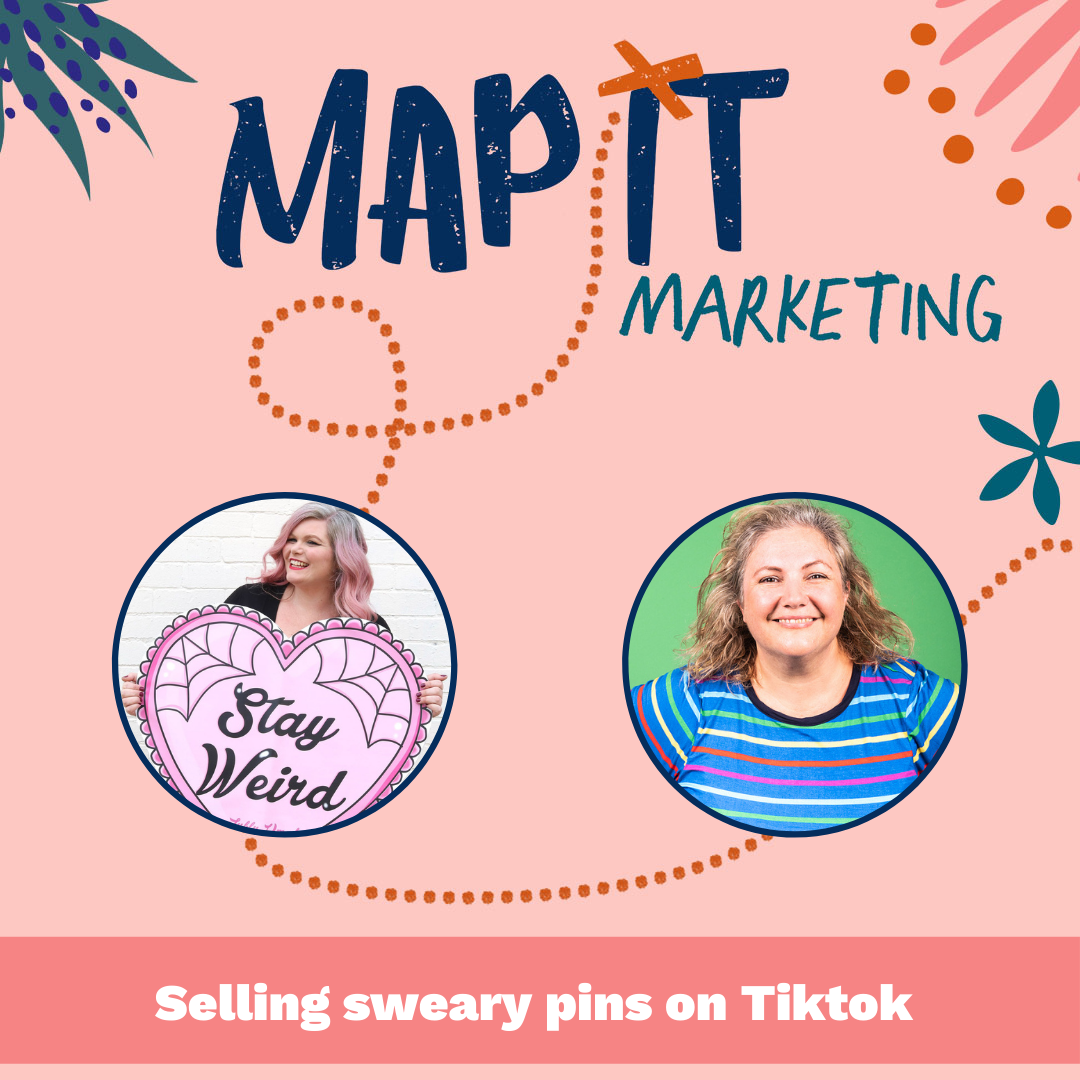 Selling sweary pins on Tiktok With Tasha Miller