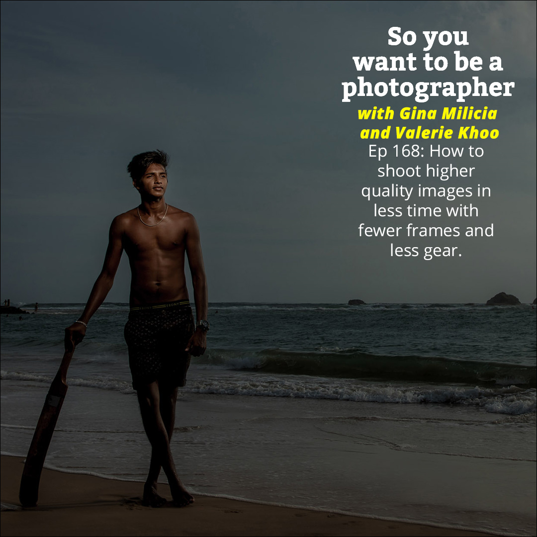 PHOTO 168: How to shoot higher quality images in less time with fewer frames and less gear episode artwork