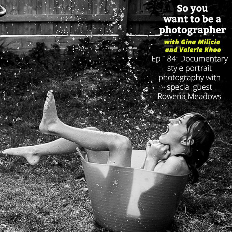 PHOTO 184: Documentary style portrait photography with special guest Rowena Meadows episode artwork