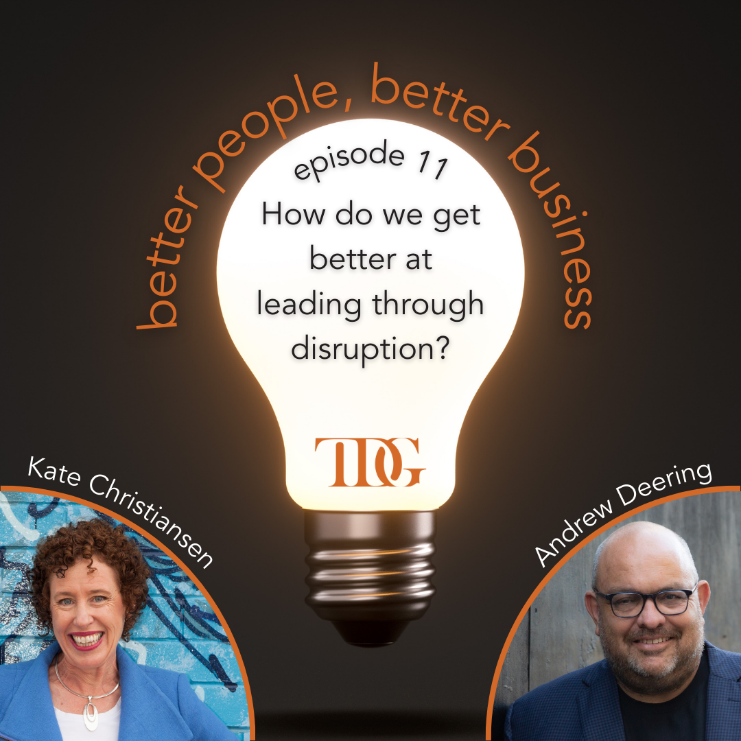 How do we get better at leading through disruption?