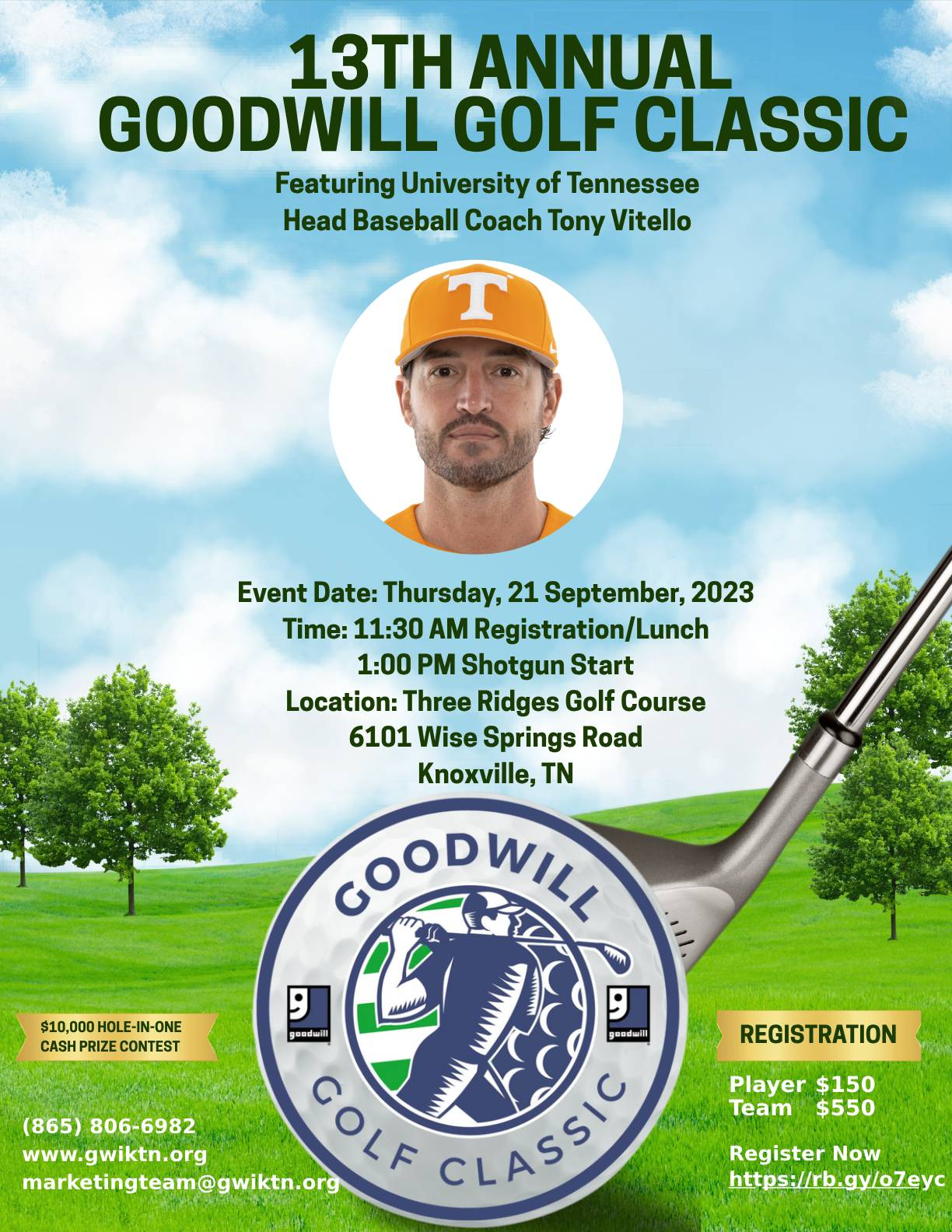 Annual Goodwill Golf Tournament