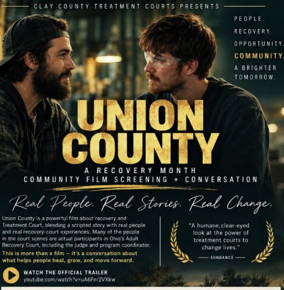 Celebrate recovery in our community with "Union County" at the Fargo Theater