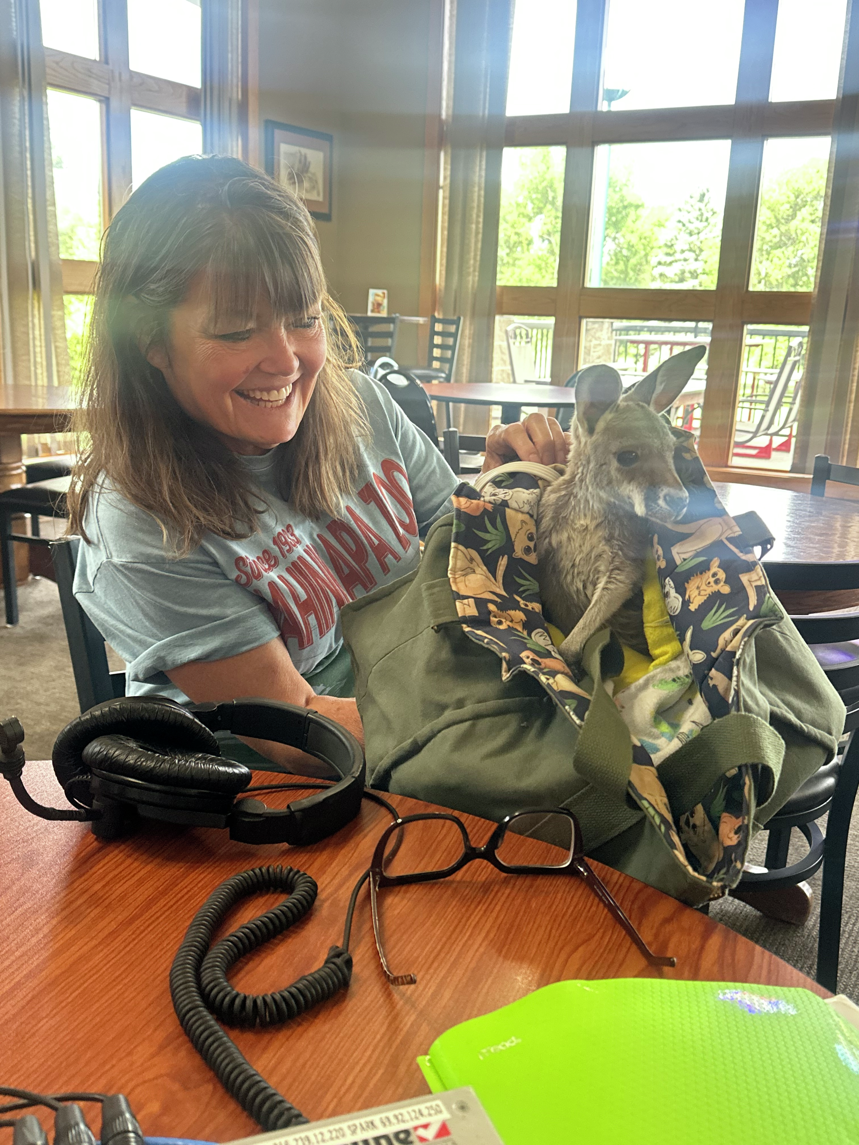 Joel is joined by Chahinkapa Zoo in Wahpeton - as well as a kangaroo!