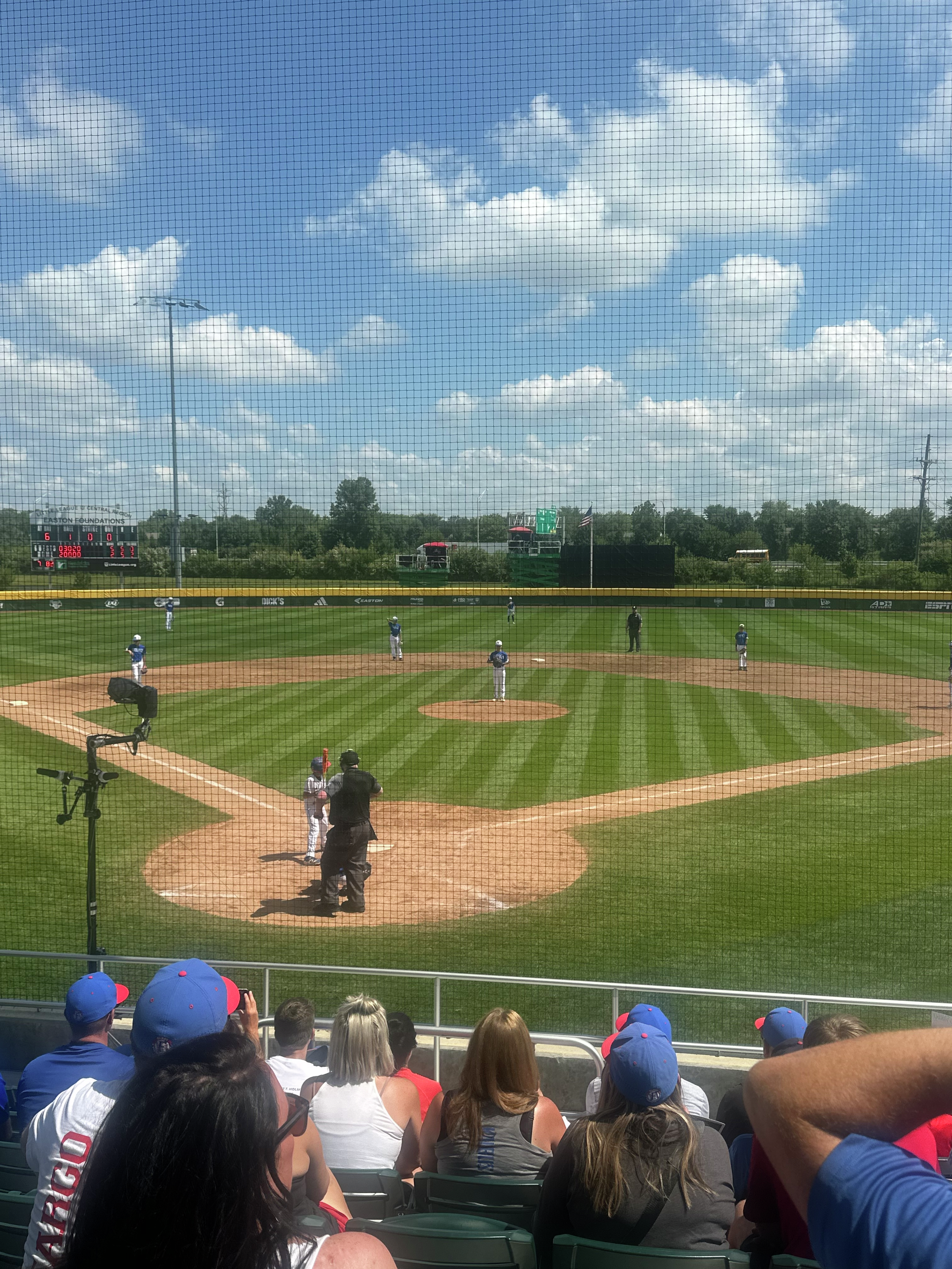 Coach Hans Anderson has brought his Little League Fargo 12U All-Stars to Indiana