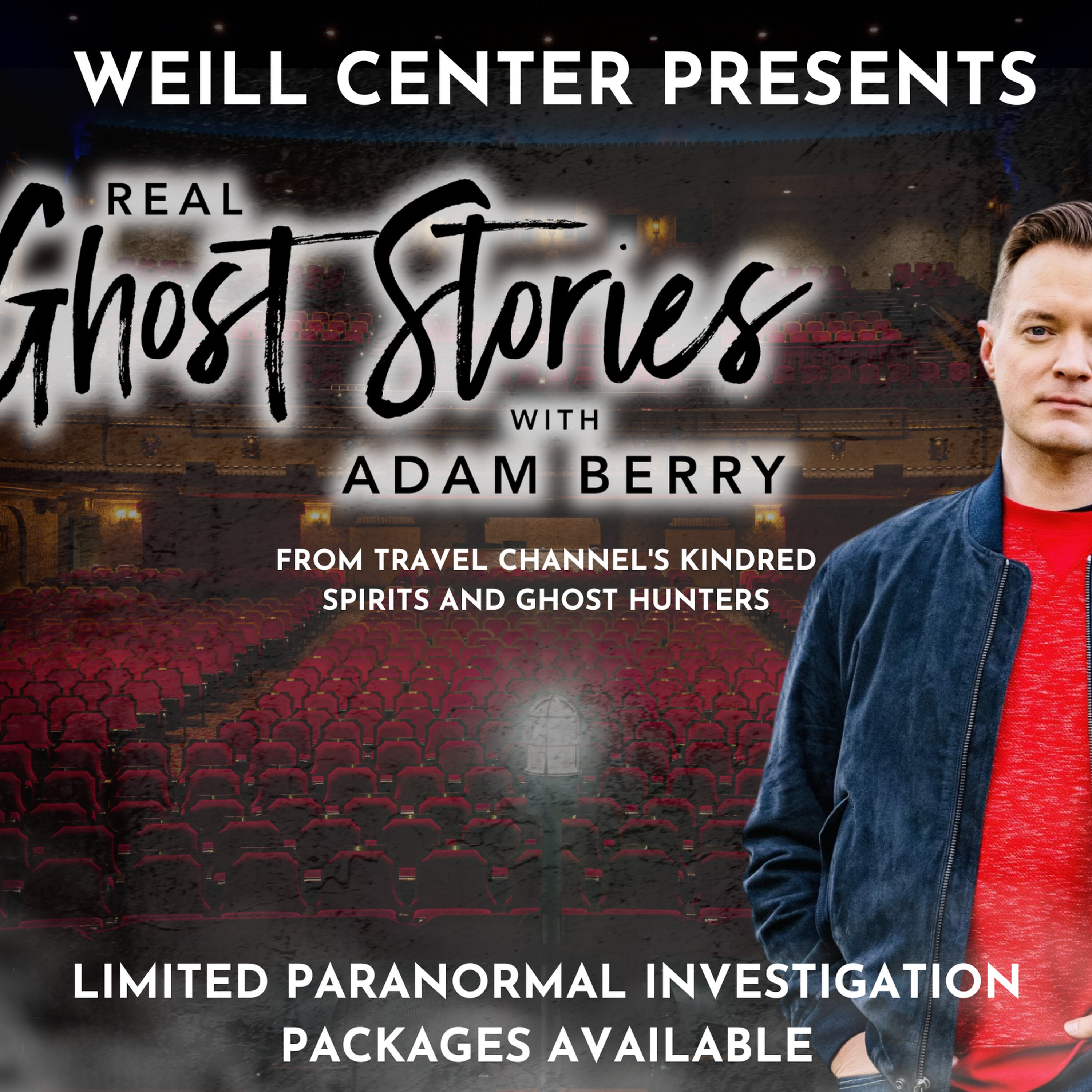 Otto talks with Adam Berry from the Travel Channels Real Ghost Stories episode artwork