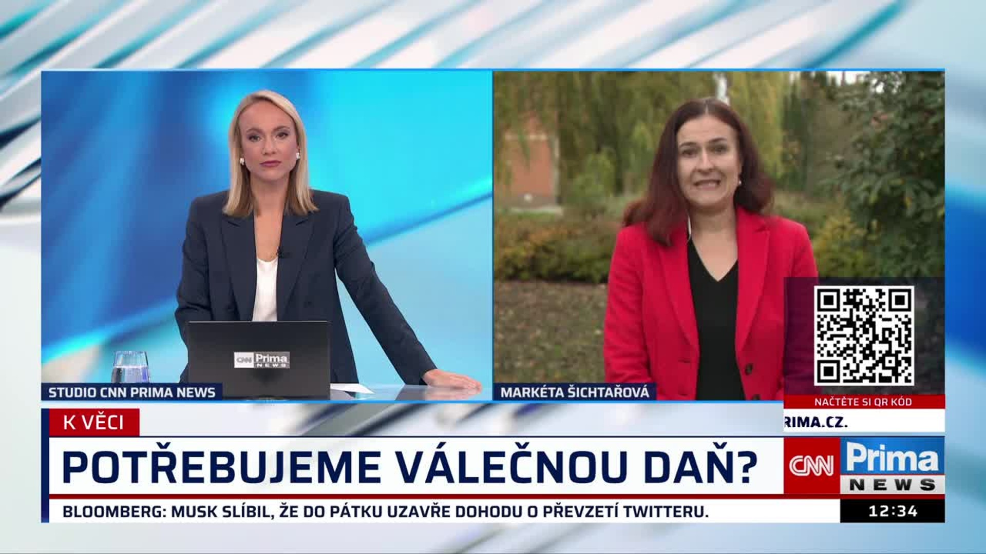 K VĚCI- CNN Prima NEWS
