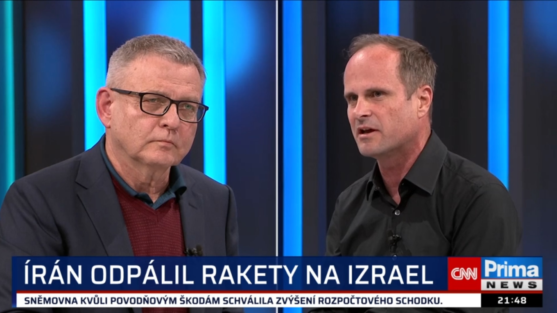 Mikulecký: Izrael nemůže ztratit tvář, na útok zareaguje. Znáte jen válku, osočil ho Zaorálek episode artwork