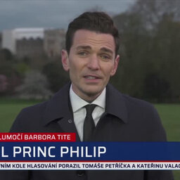 Korespondent CNN Cyril Vanier o smrti prince Philipa (zdroj: CNN Prima NEWS)