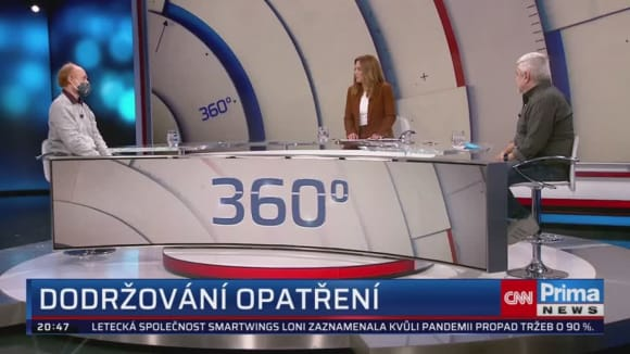 360° Pavlíny Wolfové 12.1.2021 - Hosté: Jaroslav Flegr a Michal Suchánek