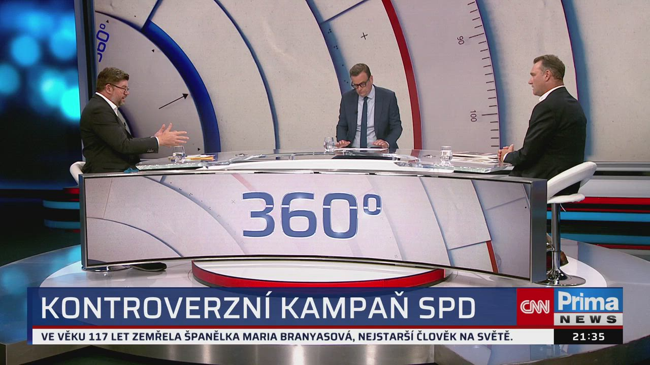 Hádka o kolektivní vině: Fiala z SPD tvrdě hájil sporný plakát. Alegorie násilí, řekl Pospíšil episode artwork