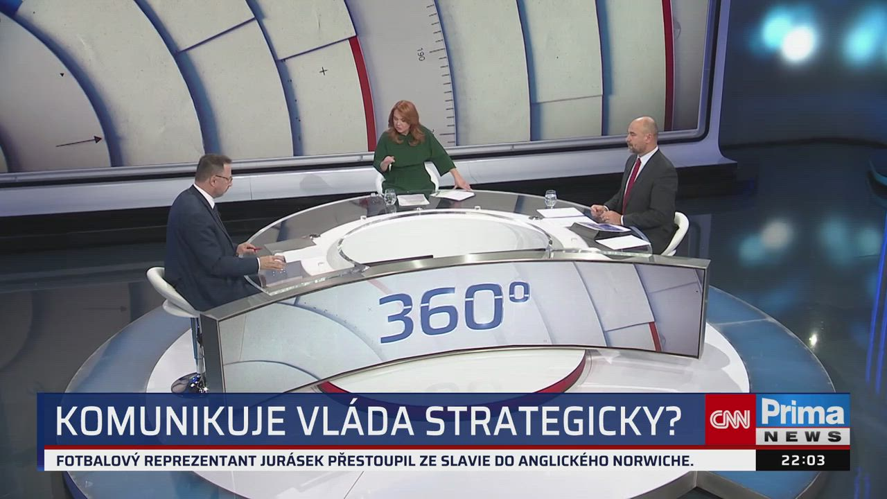 360°, Michal Kučera, Martin Kolovratník, Danuše Nerudová, Filip Turek, Jakub Landovský, Jiří Šedivý - 16.1. v 21:59 episode artwork