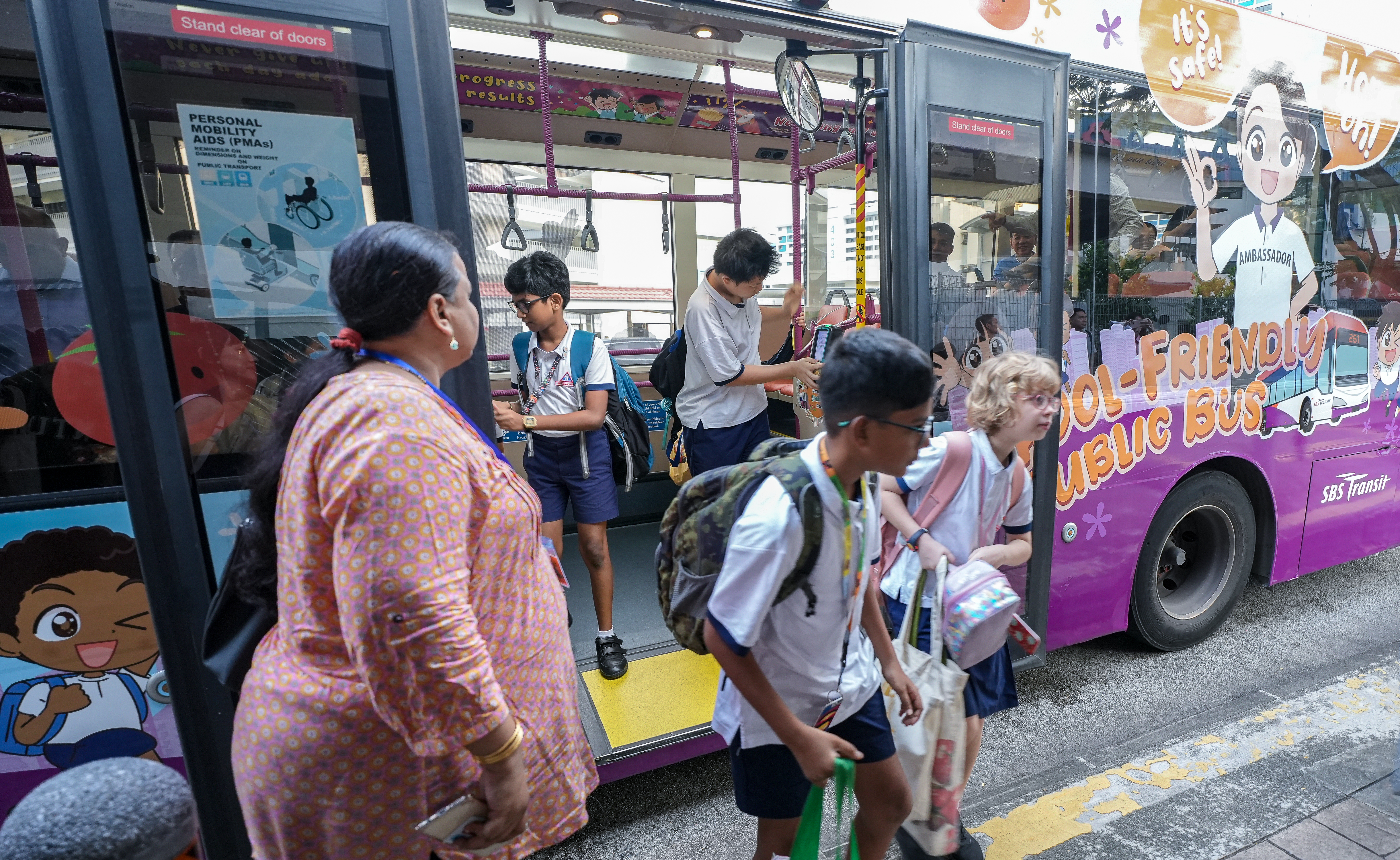 让年幼学生独立安全上学 新捷运推出特别巴士路线
