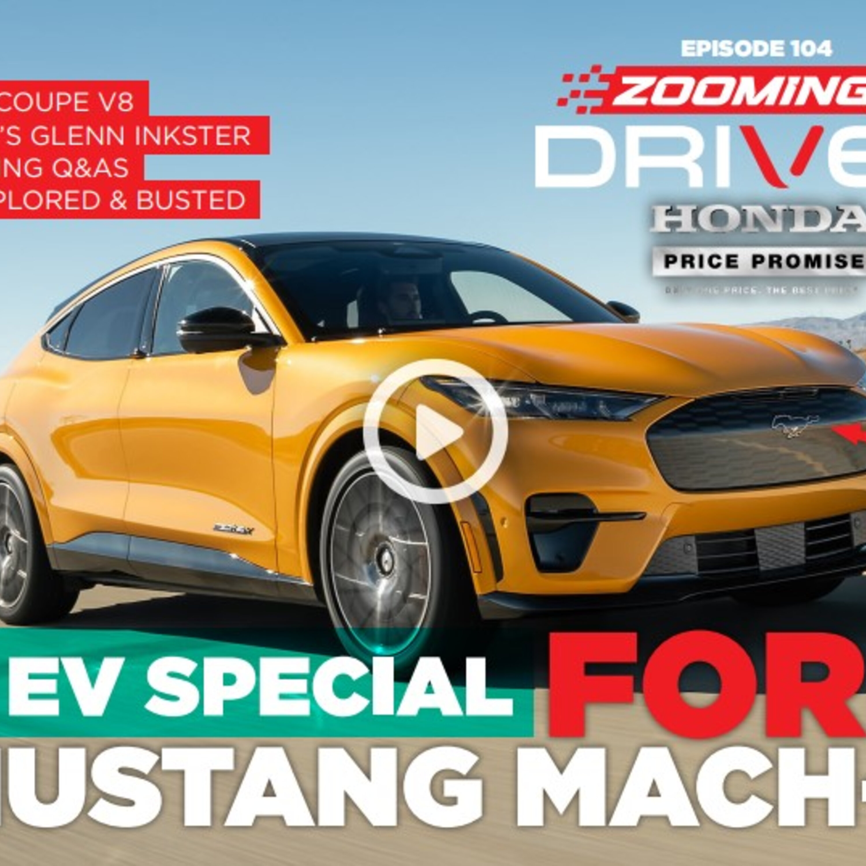 EV special, Ford Mustang Mach-E! EP104 episode artwork