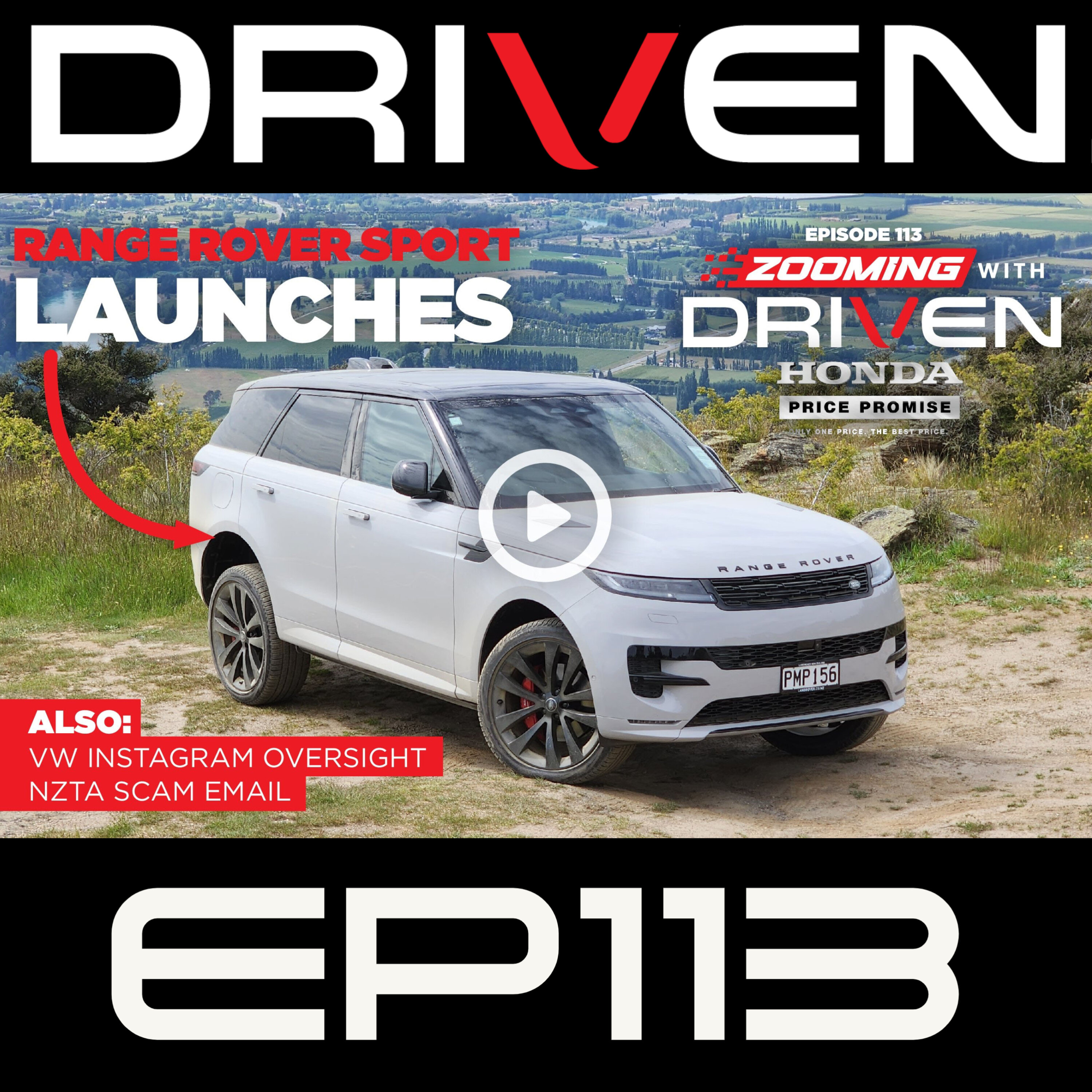 The all-new Range Rover Sport is here - we check it out! EP113 episode artwork