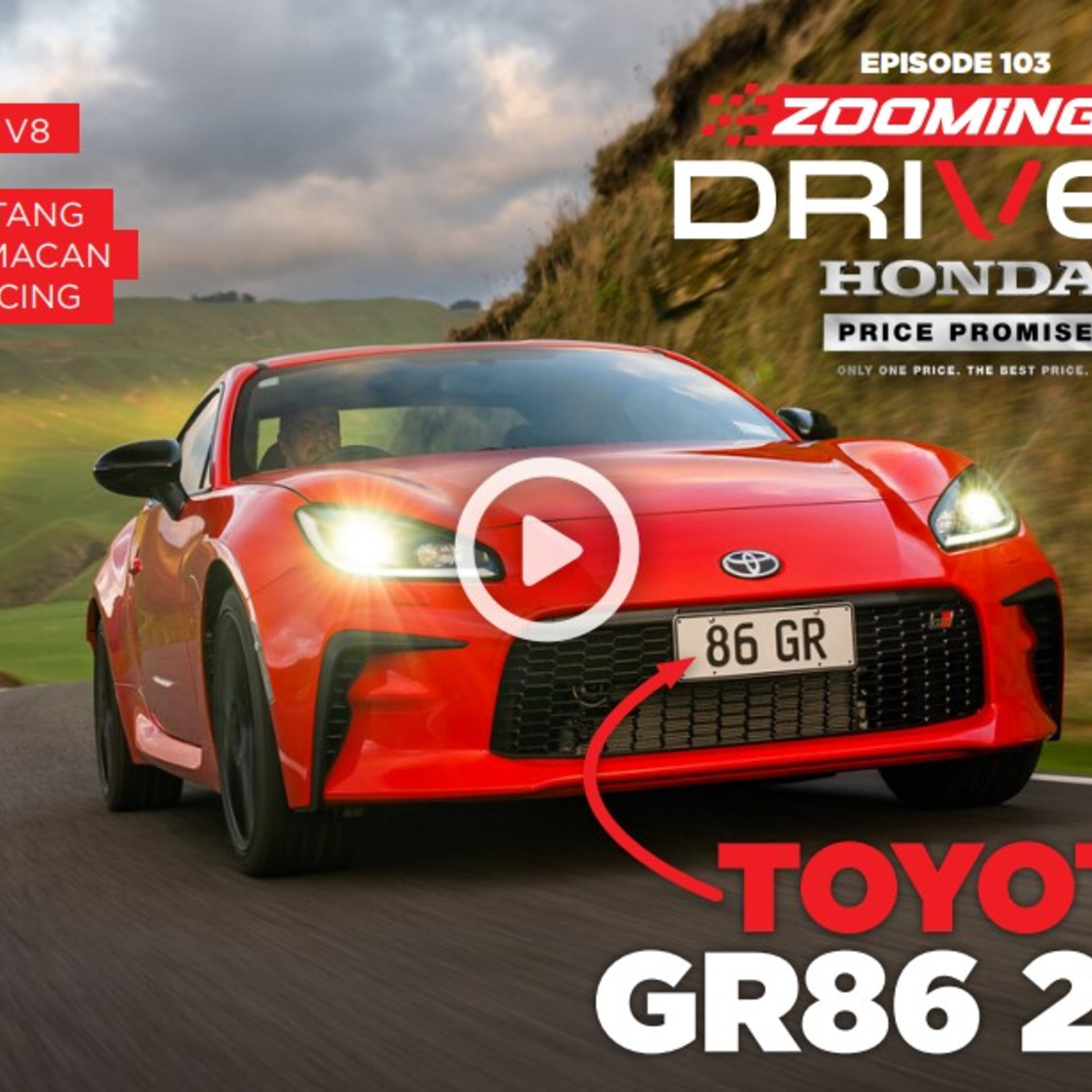 Details emerge for the Toyota GR86 2.4! EP103 episode artwork