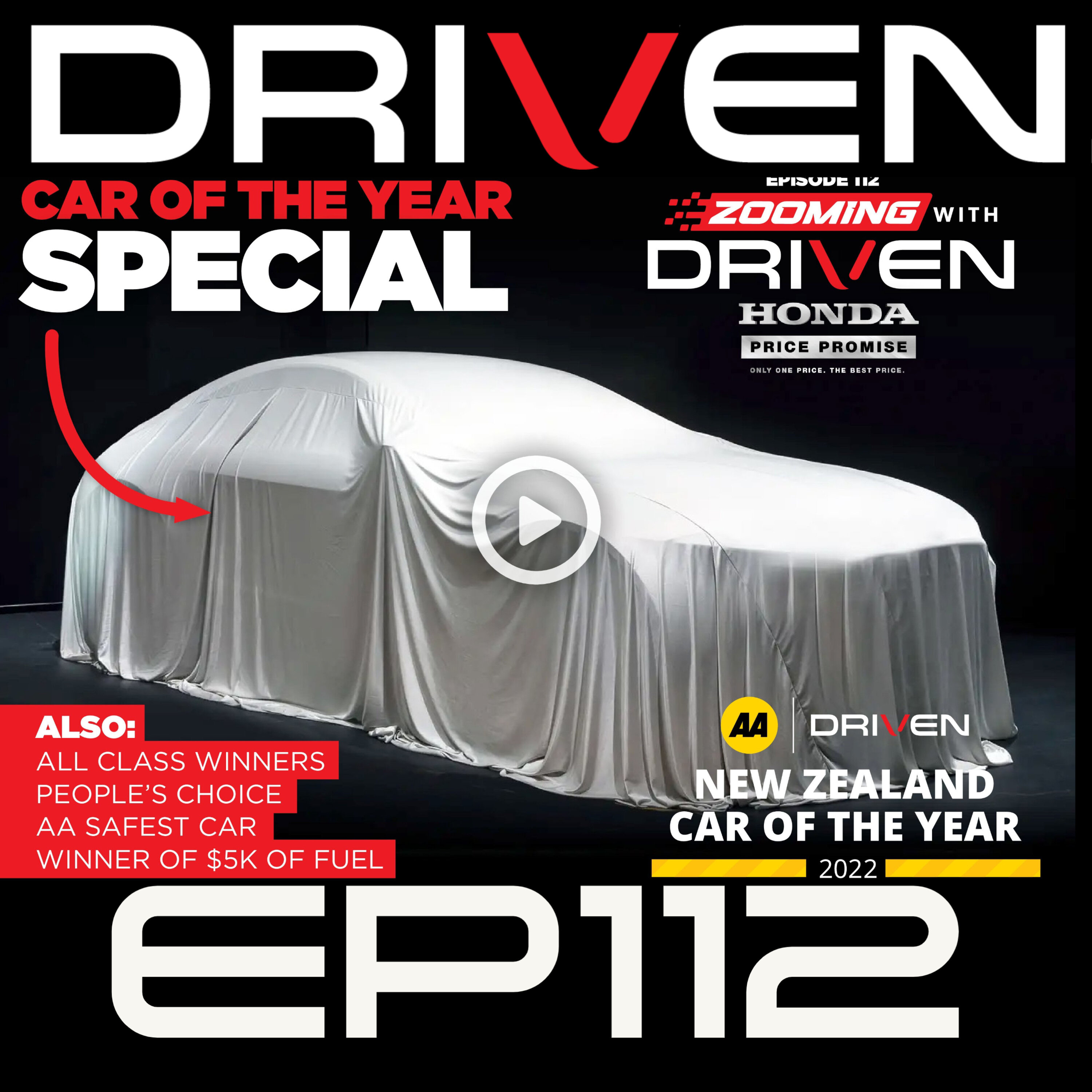 All the AA DRIVEN Car of the Year winners revealed! EP112 episode artwork