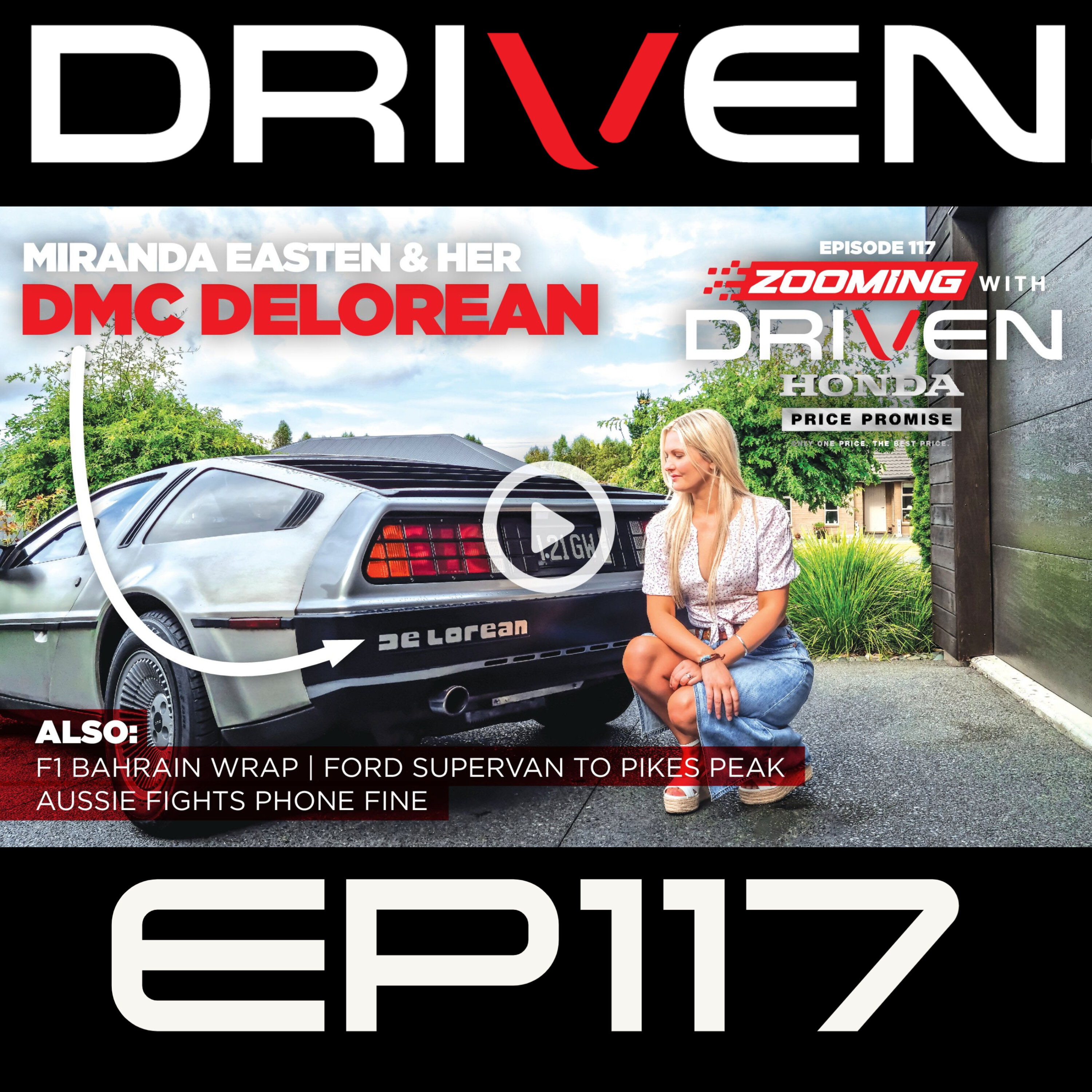 We talk country music and DeLoreans! EP117 episode artwork