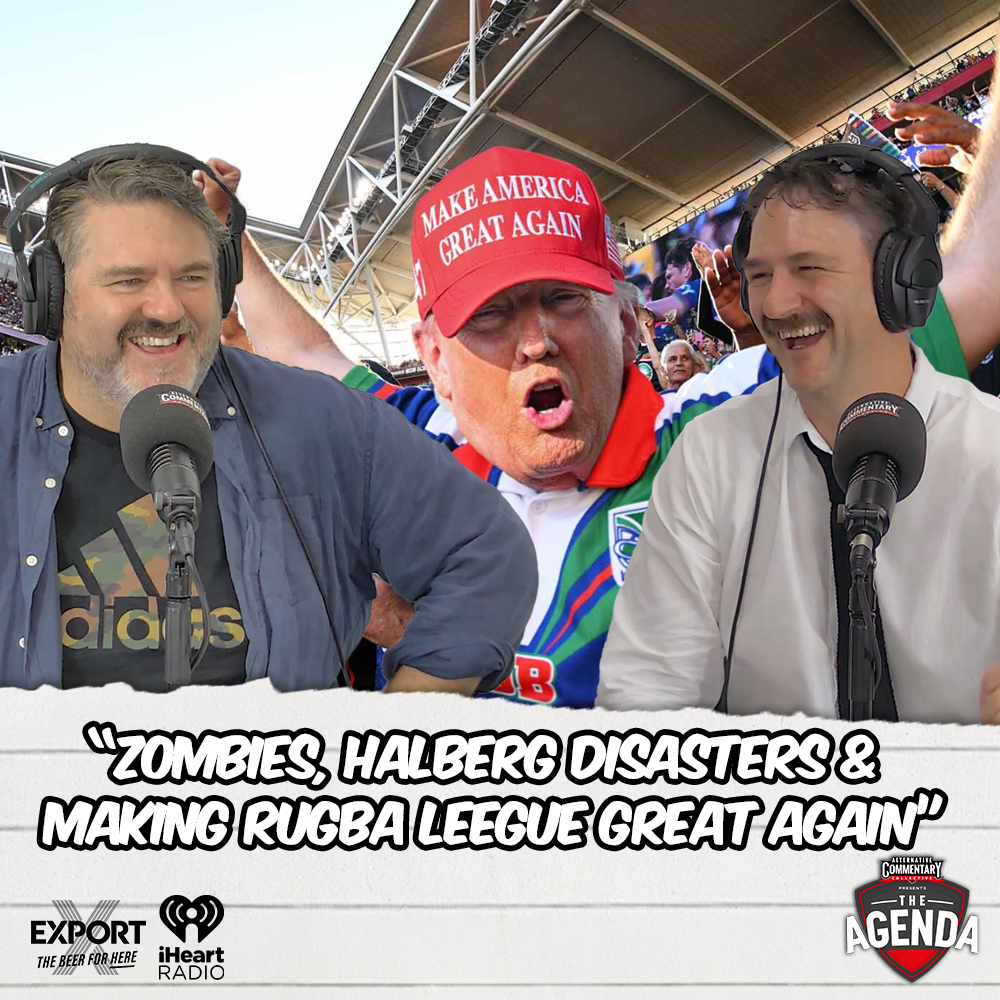 “Zombies, Halberg Disasters & Making Rugba Leegue Great Again” episode artwork