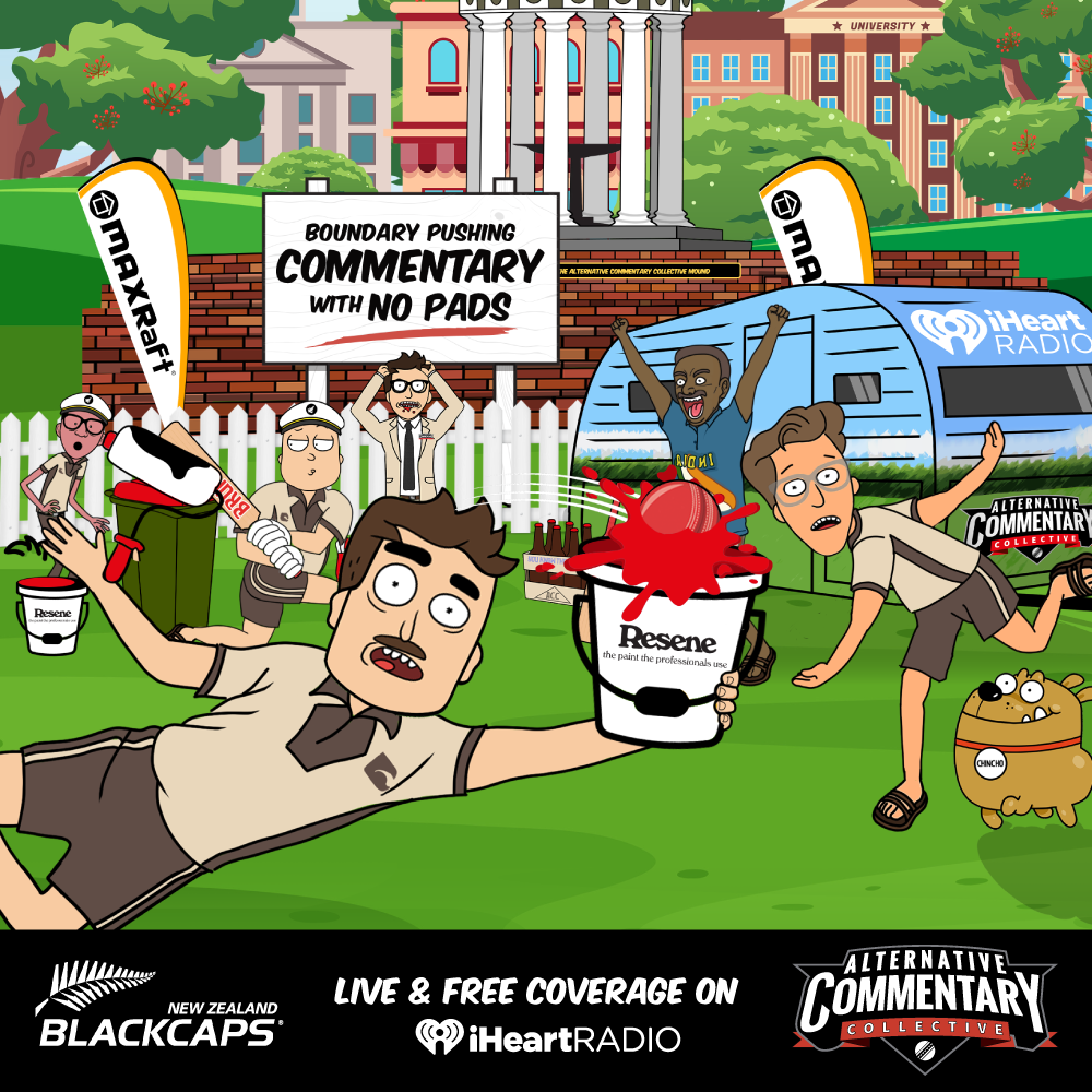 Caravan Episode: Black Caps Vs England - 1st Test Day 2 episode artwork