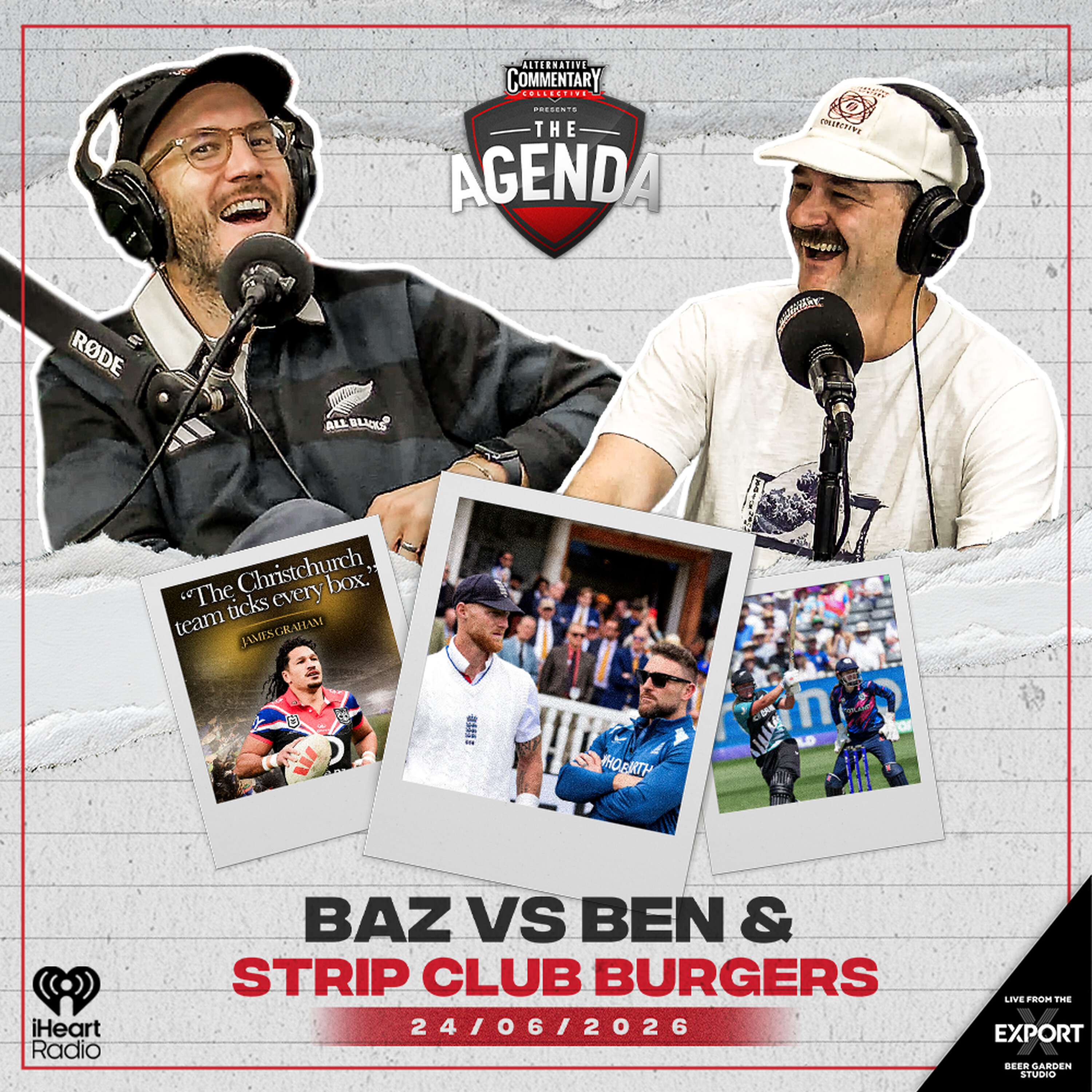 "Baz Vs Ben & Strip Club Burgers" episode artwork