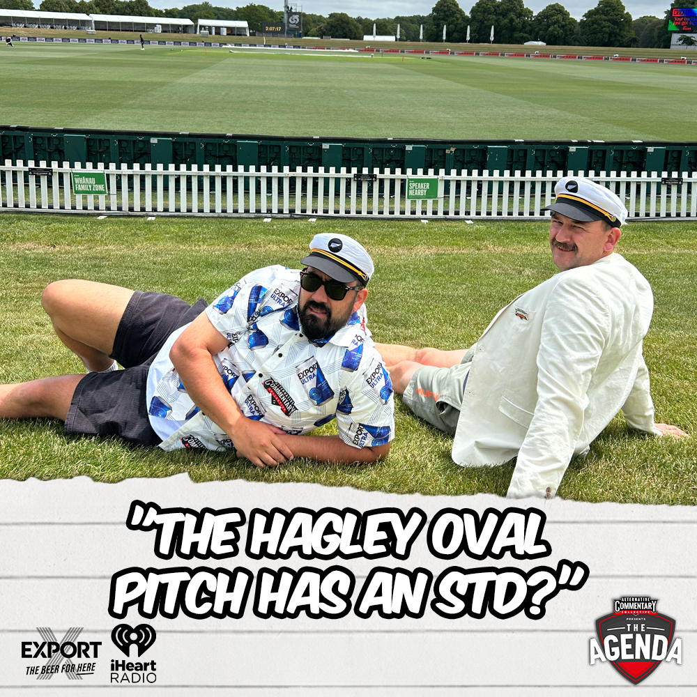 "The Hagley Oval Pitch Has An STD?"