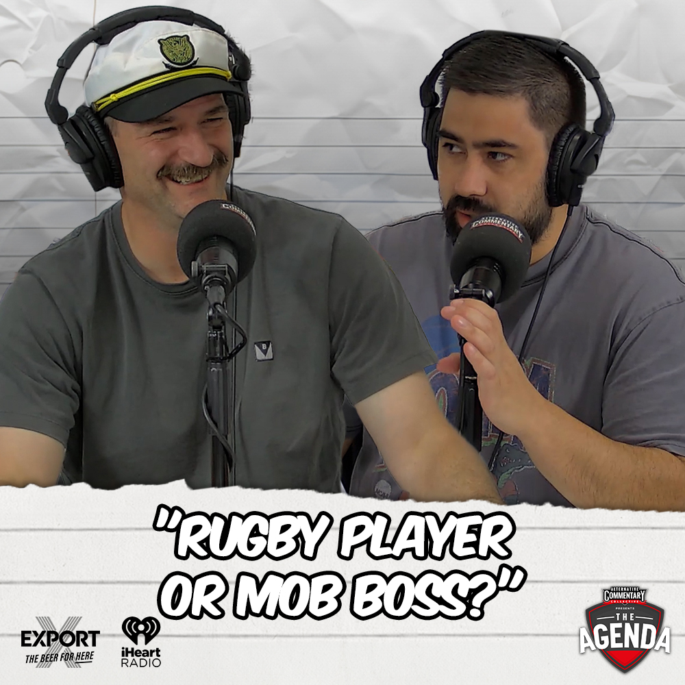 "Rugby Player Or Mob Boss?" episode artwork