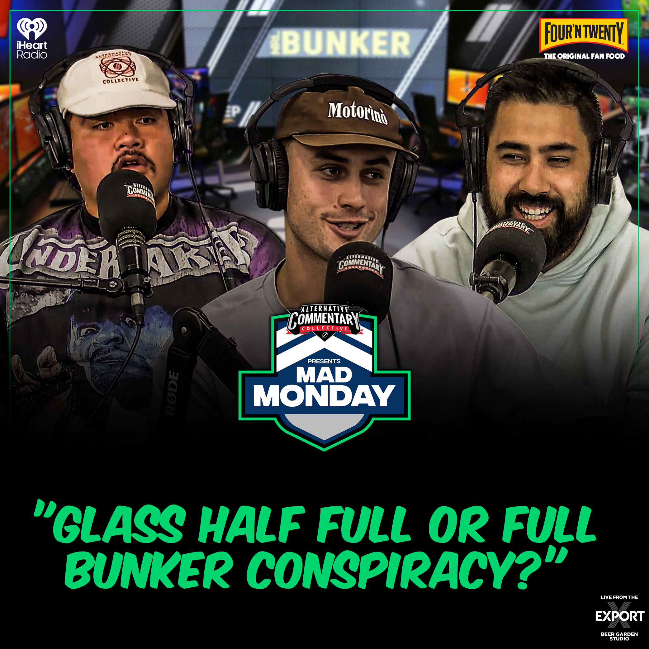 "Glass Half Full Or Full Bunker Conspiracy?" episode artwork