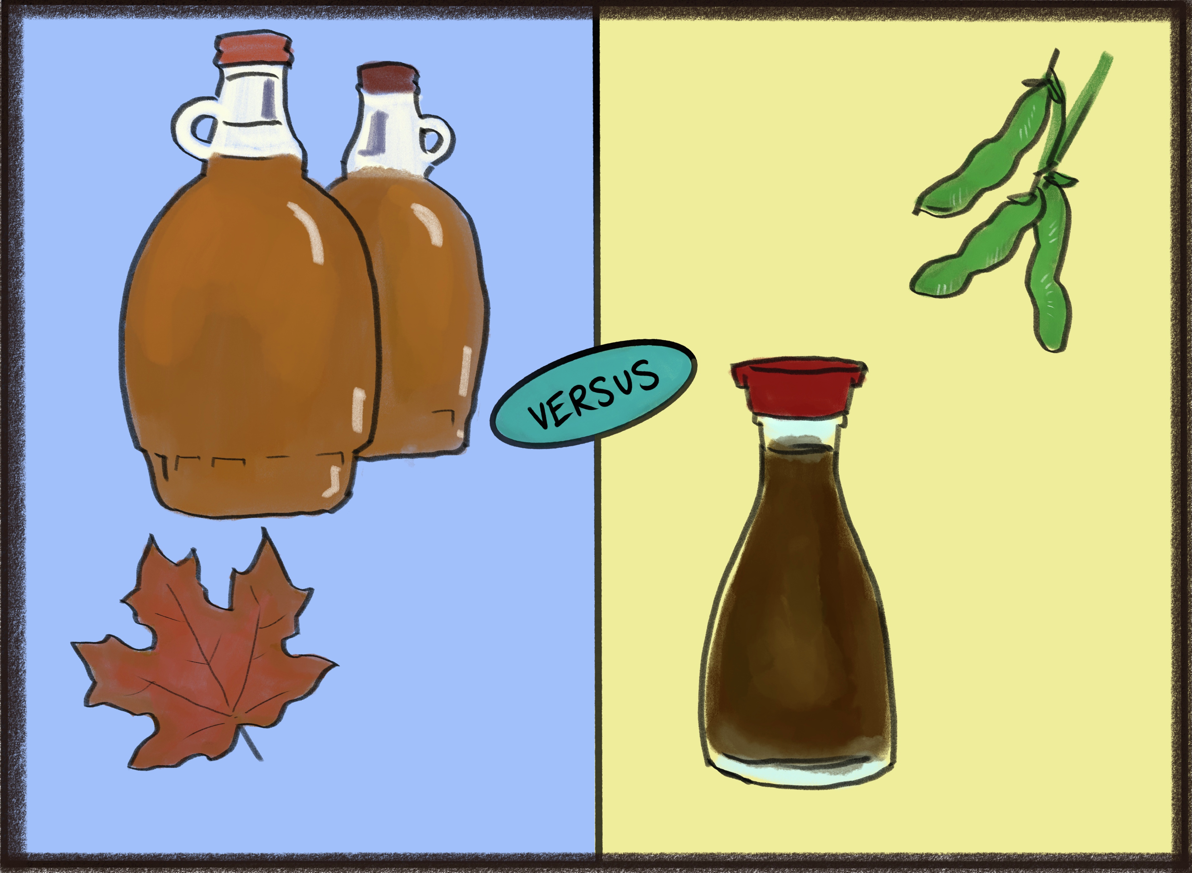 Soy Sauce vs Maple Syrup