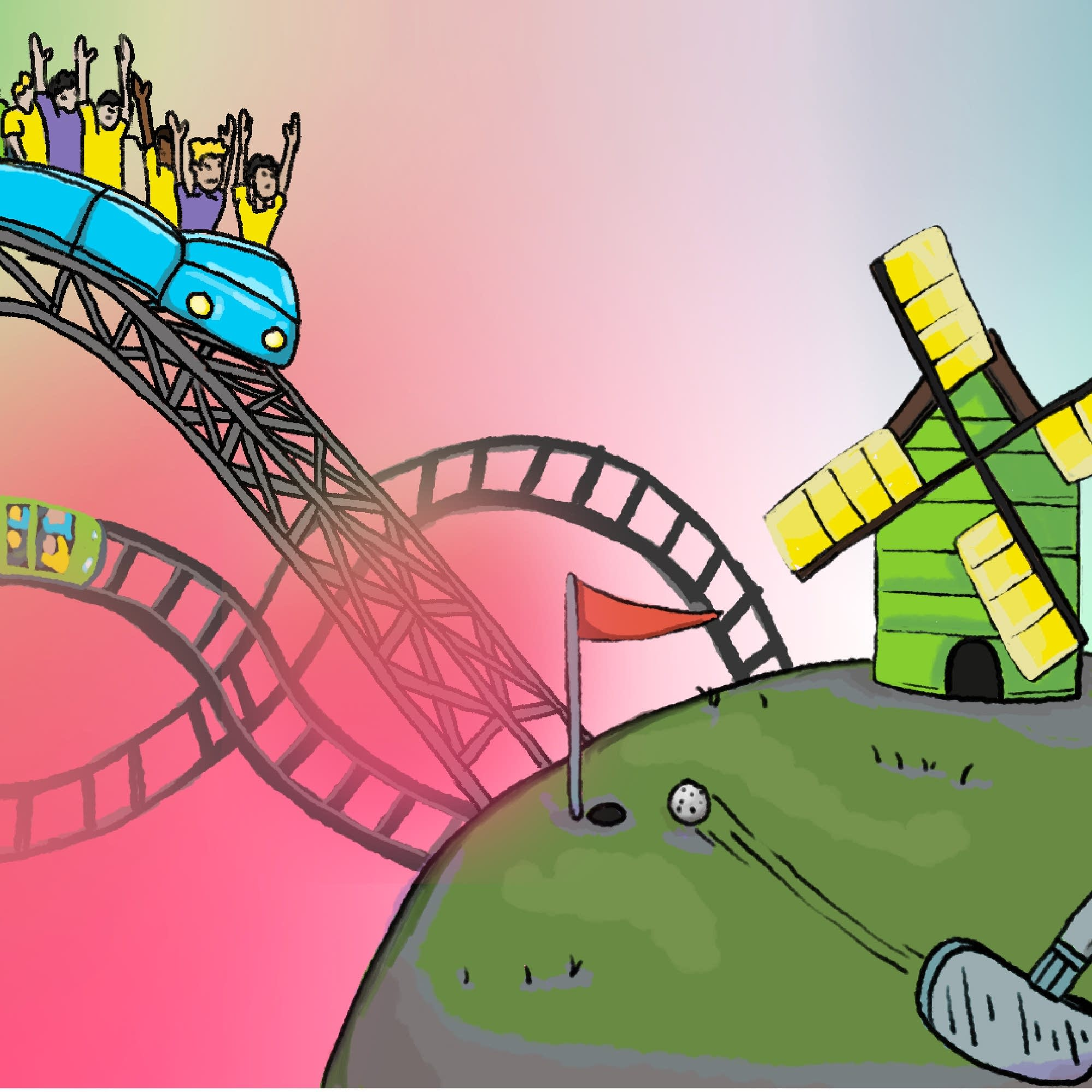 Roller Coasters vs. Mini Golf
