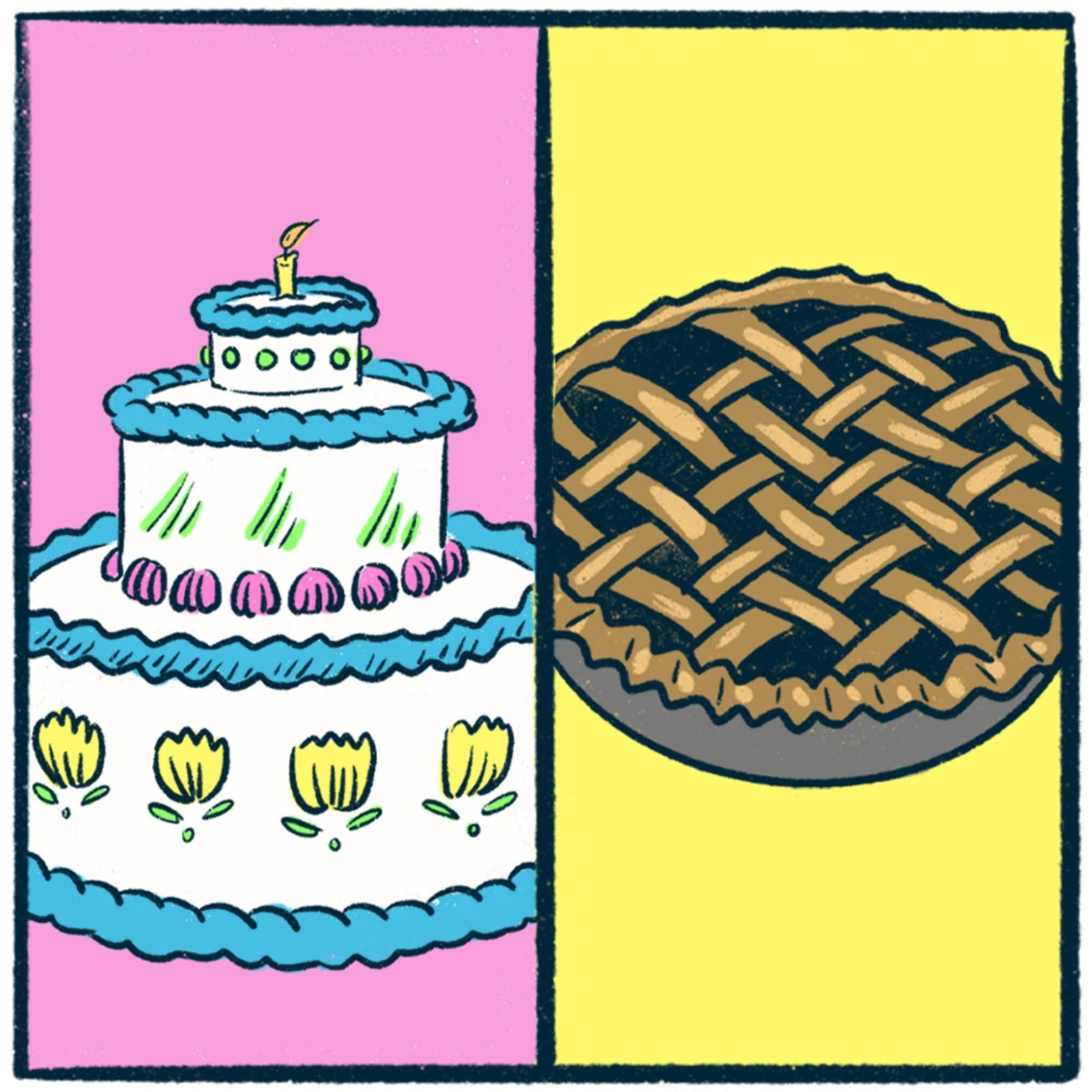 Cake vs. Pie: a tasty debate