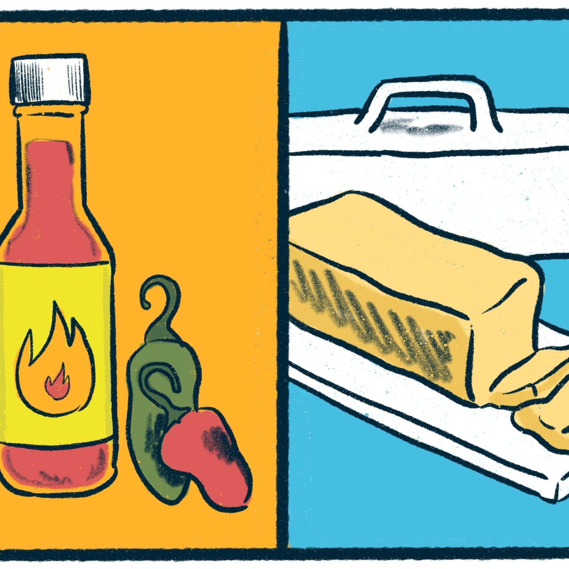 Hot Sauce vs. Butter: a flavorful debate
