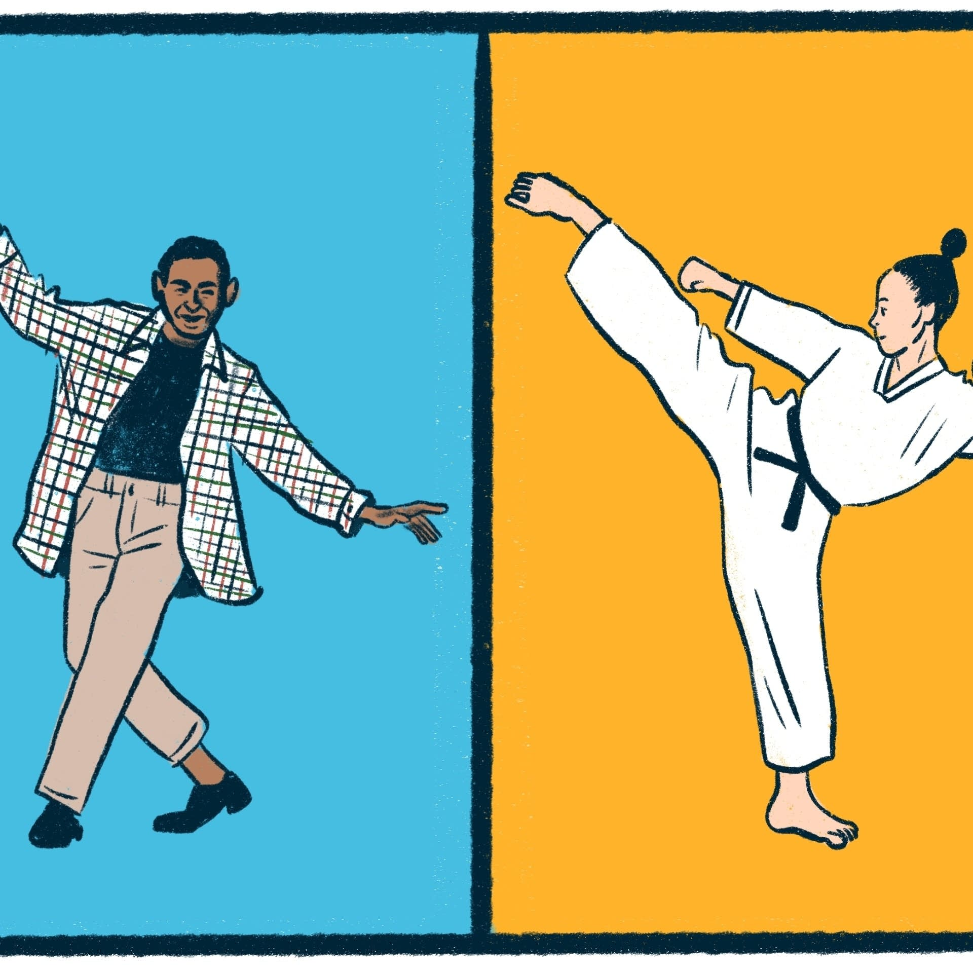 Tap Dancing vs. Kung Fu: A graceful debate