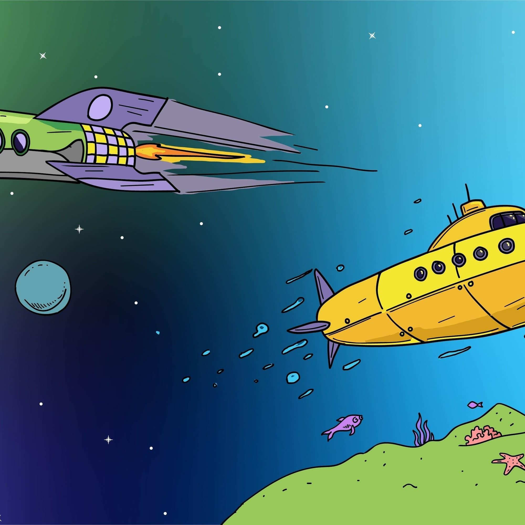 Spaceships vs. Submarines
