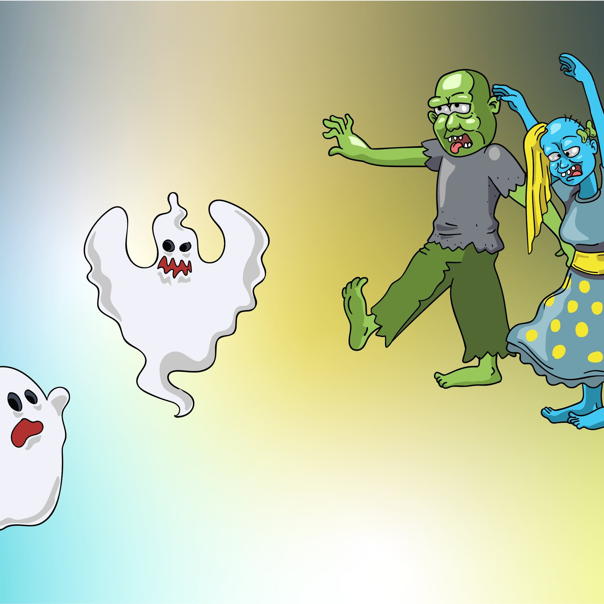 Ghosts vs. Zombies