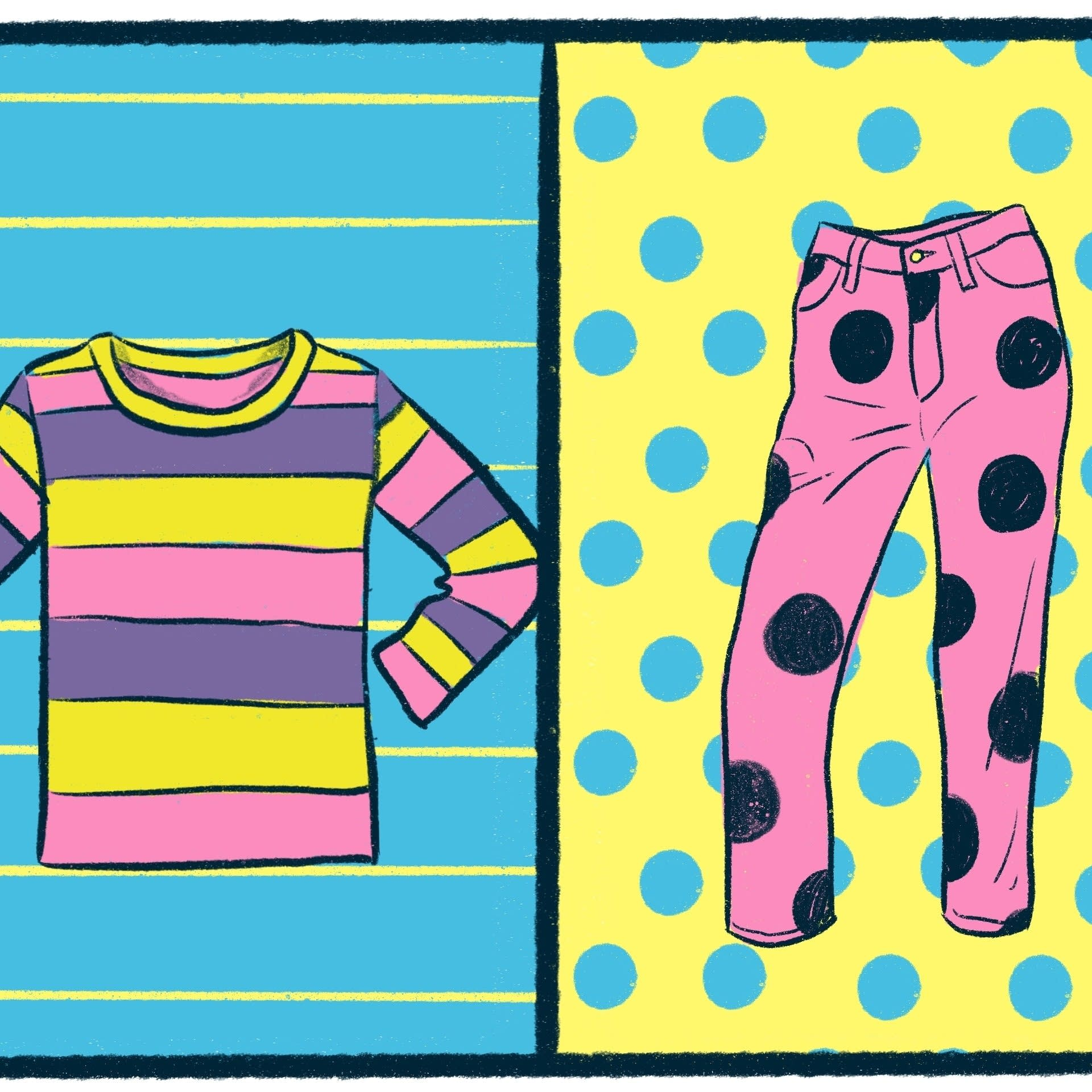 Stripes vs. Polka Dots: a stylish debate