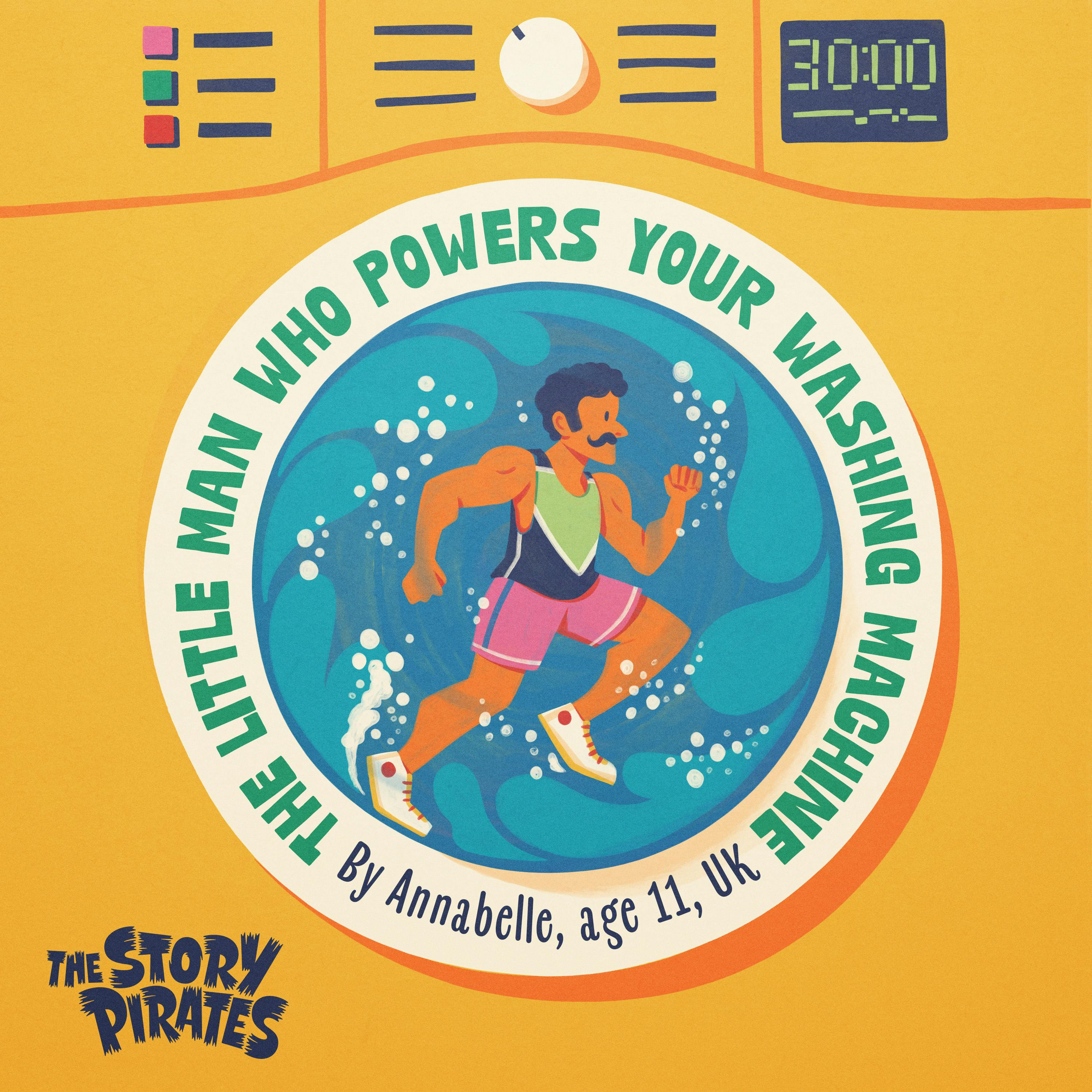 The Little Man Who Powers Your Washing Machine/Squirrel Times News Paper