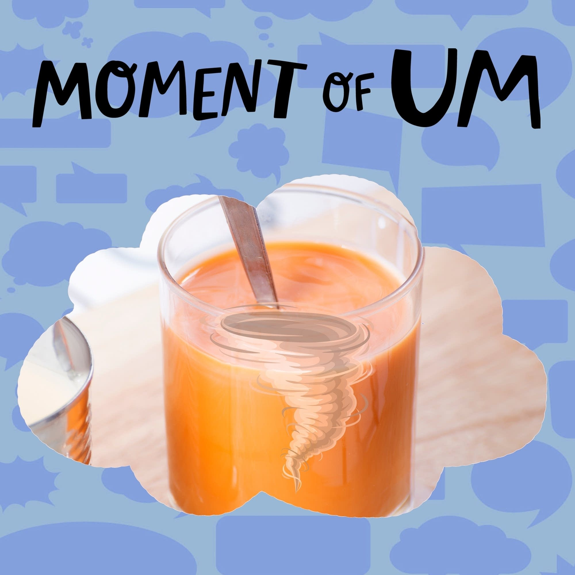 Why do you get a tornado if you stir tea really fast?