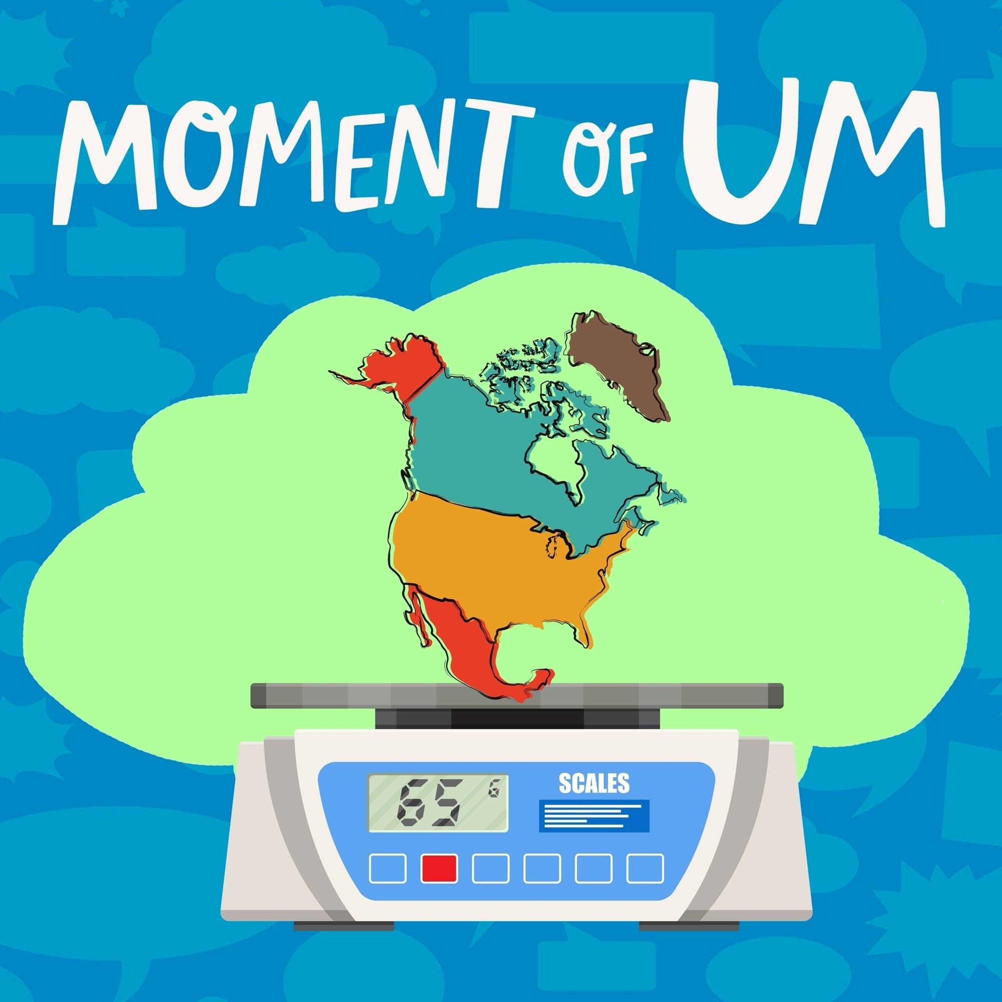 How heavy is North America?