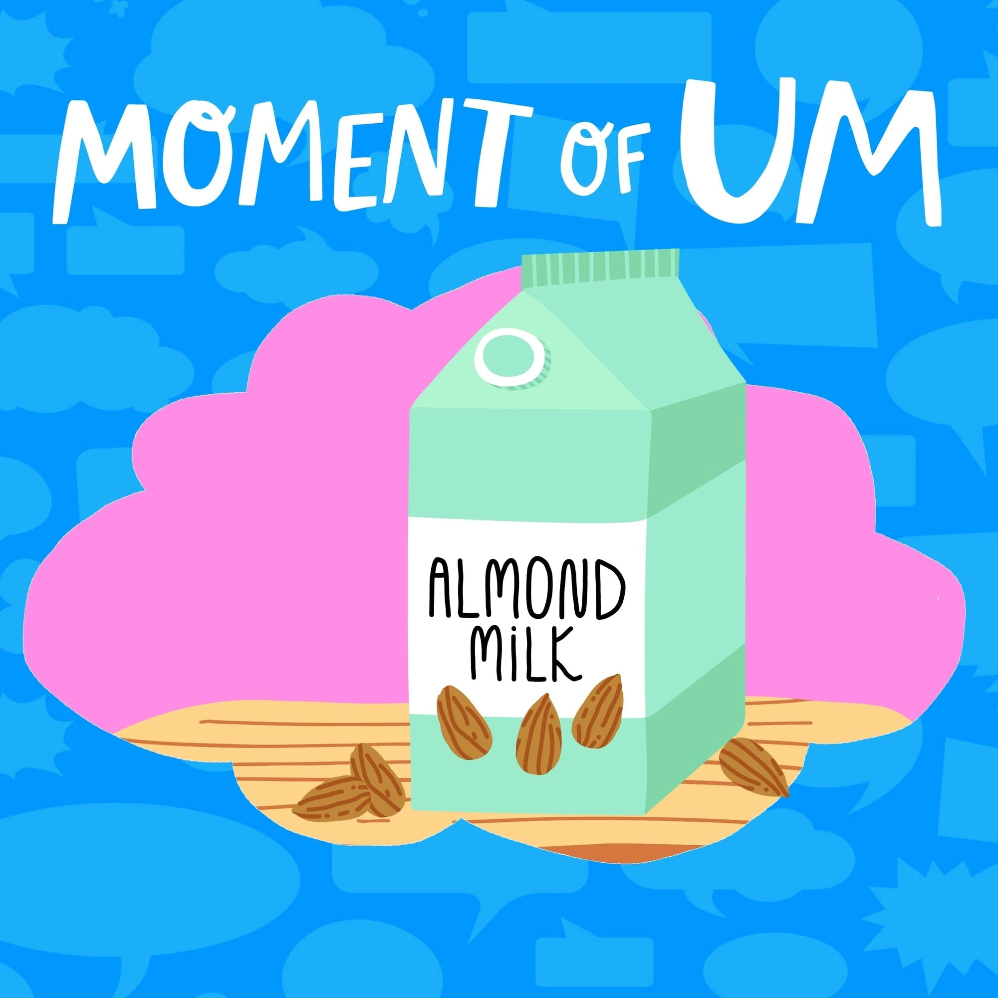 How do we get milk from almonds?