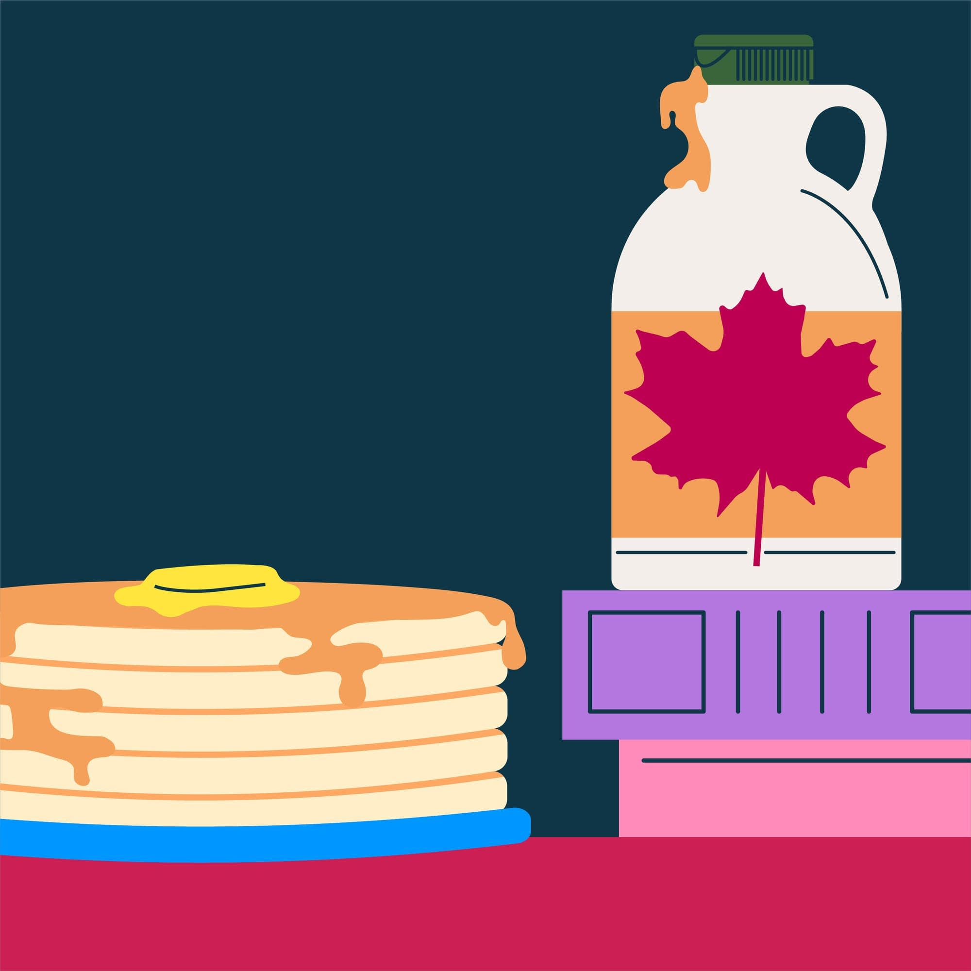 Where does maple syrup come from?