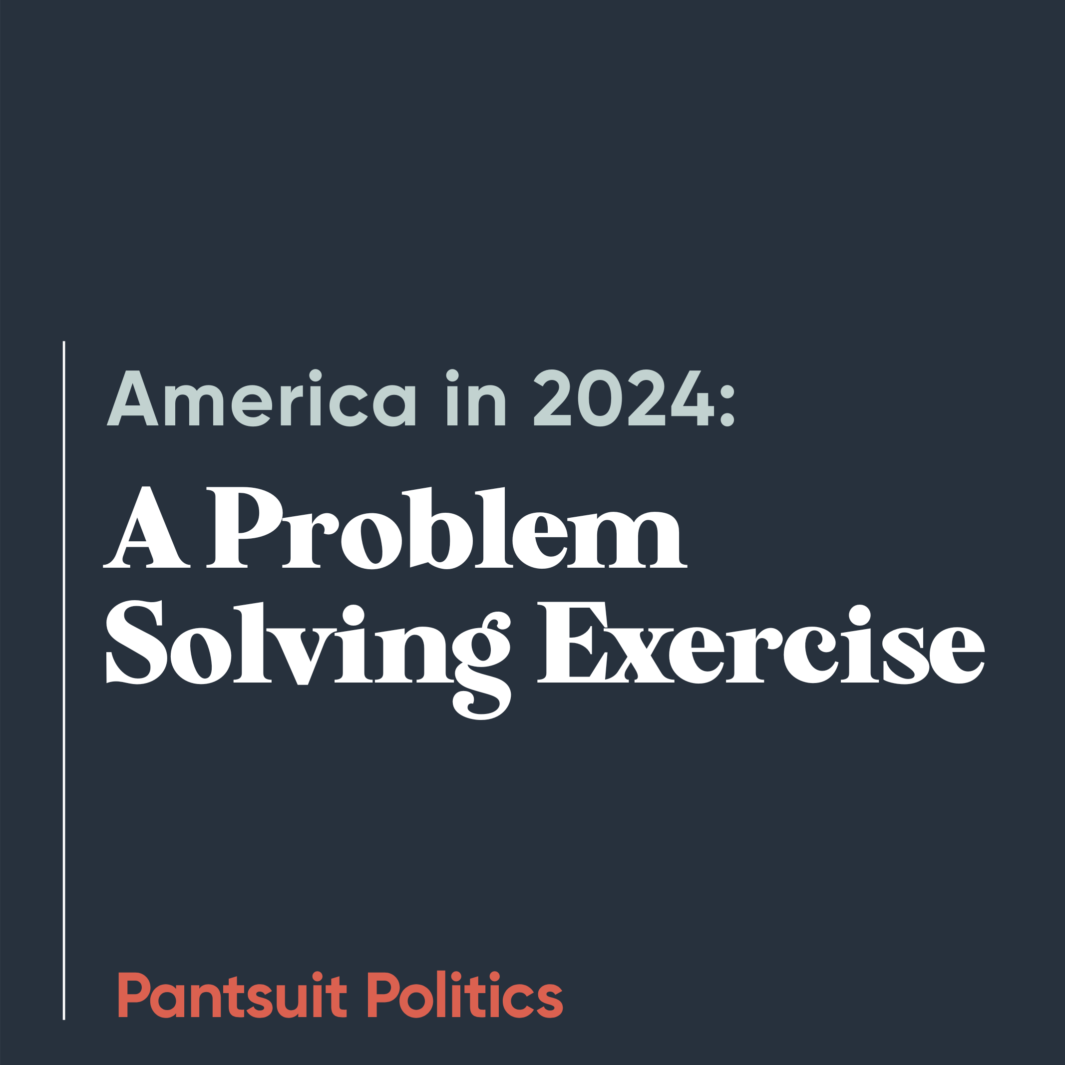 America in 2024: A Problem Solving Exercise