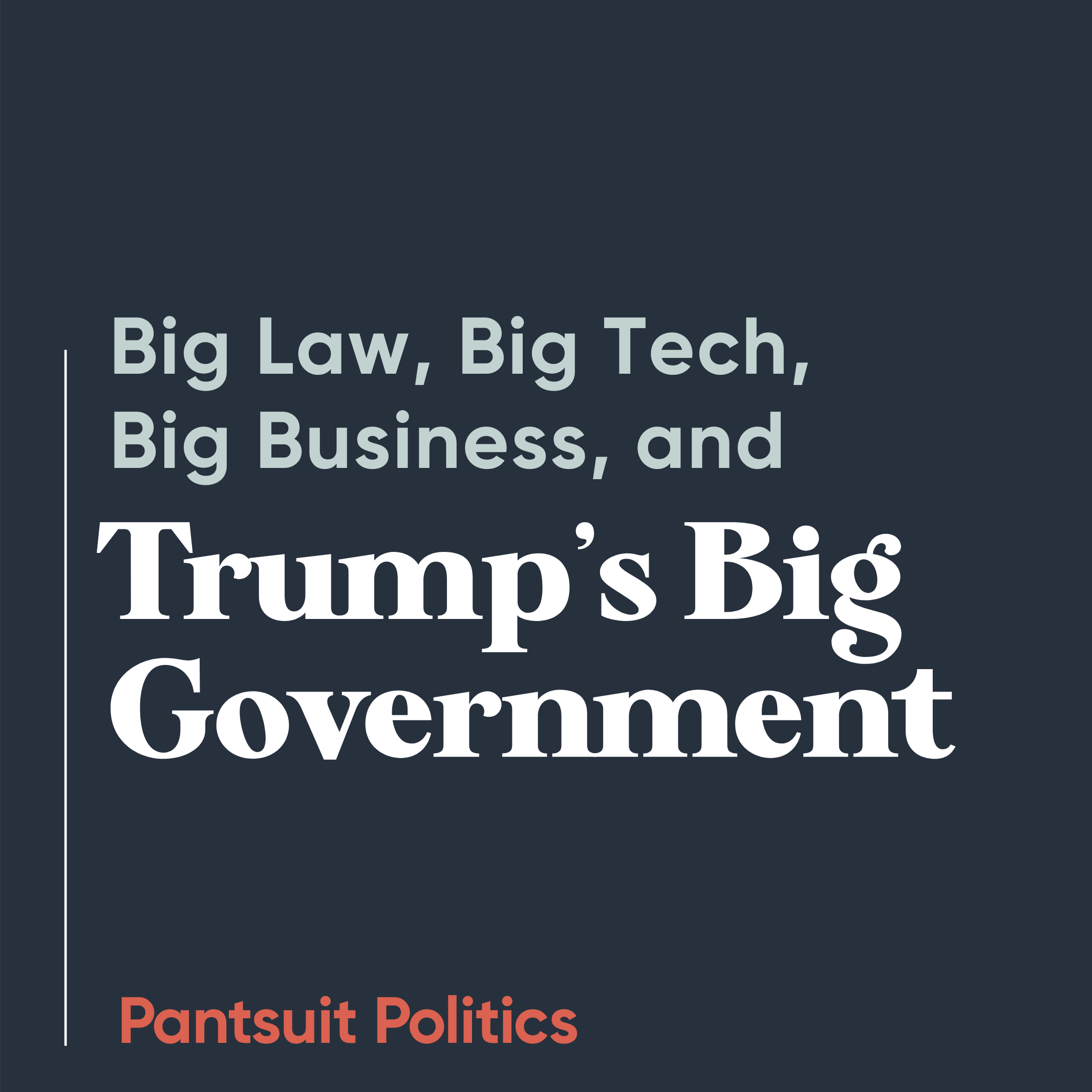 Big Law, Big Tech, Big Business, and Trump’s Big Government