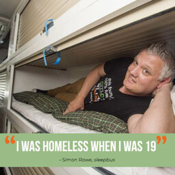 sleepbus founder Simon Rowe escaped a comfortable corporate cubicle to live his life’s purpose | #420