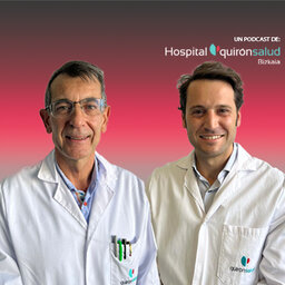 Con el Dr. Fernando Torre y Dr. Rubén Álvarez, anestesistas de la Unidad del Dolor del Hospital Quirónsalud Bizkaia